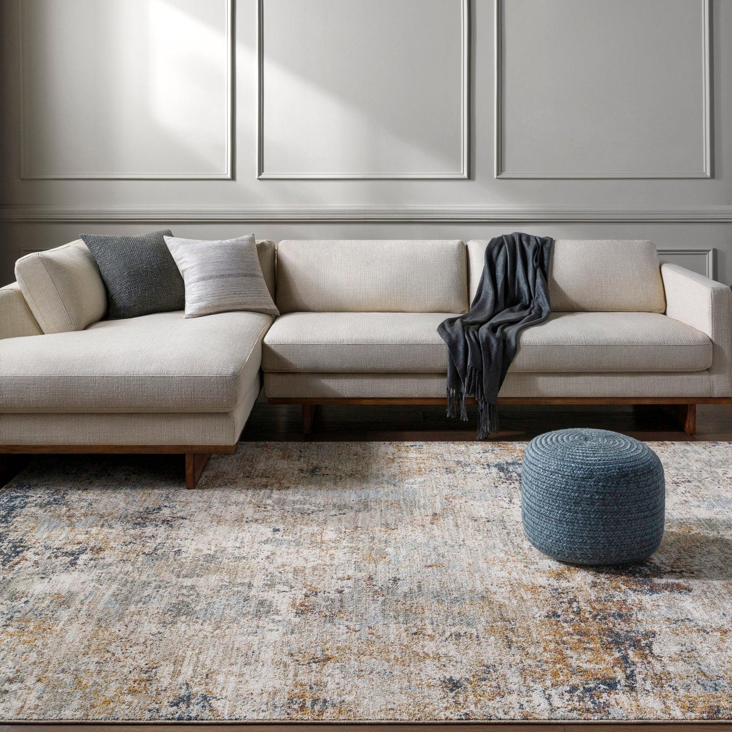 Beckham Machine Woven Rug Livabliss Beckham