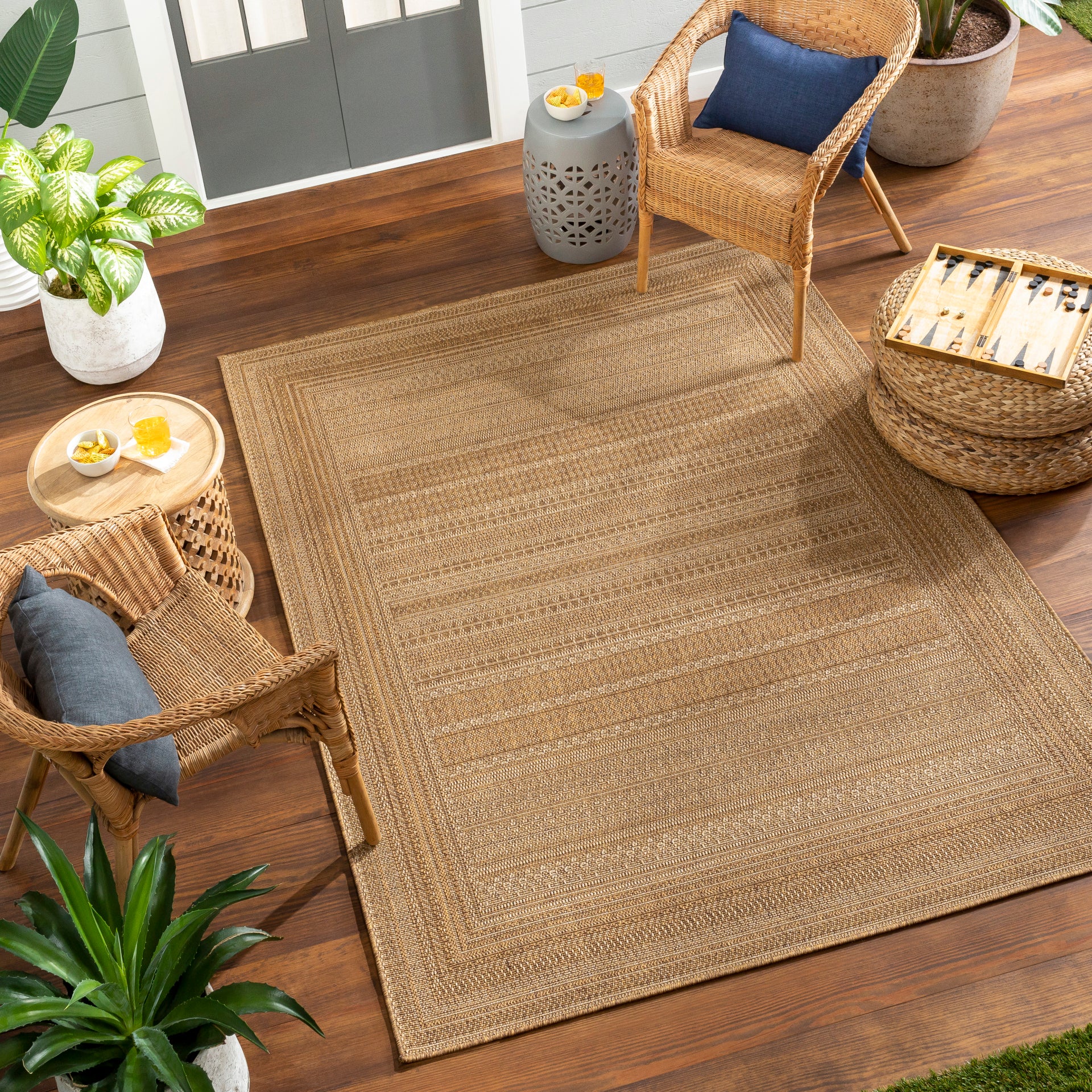 Pismo Beach Machine Woven Rug Livabliss Pismo Beach