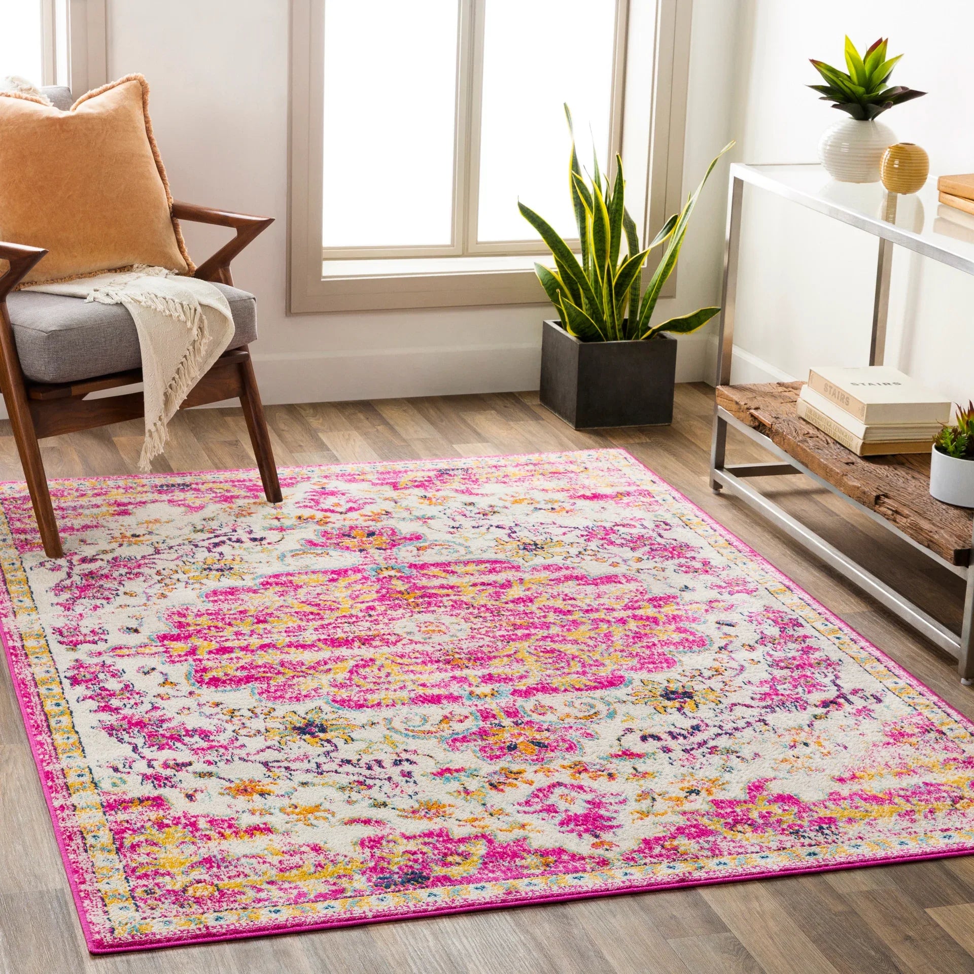 Floransa Machine Woven Rug Livabliss Floransa