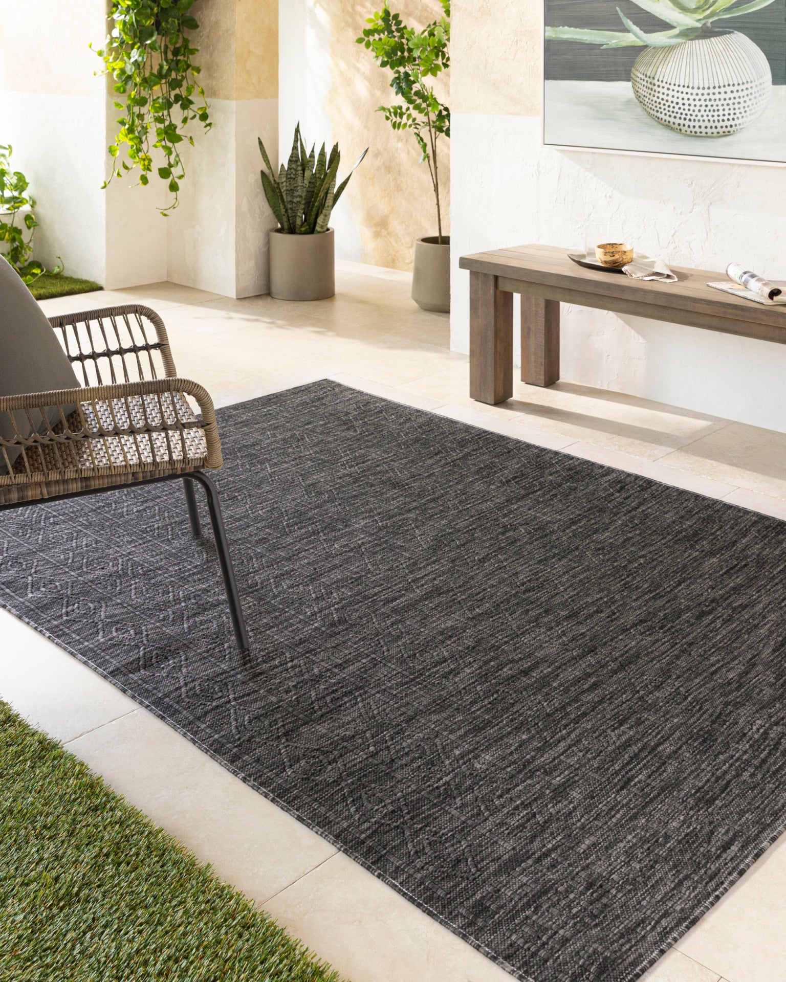 Terrace Machine Woven Rug Livabliss Terrace