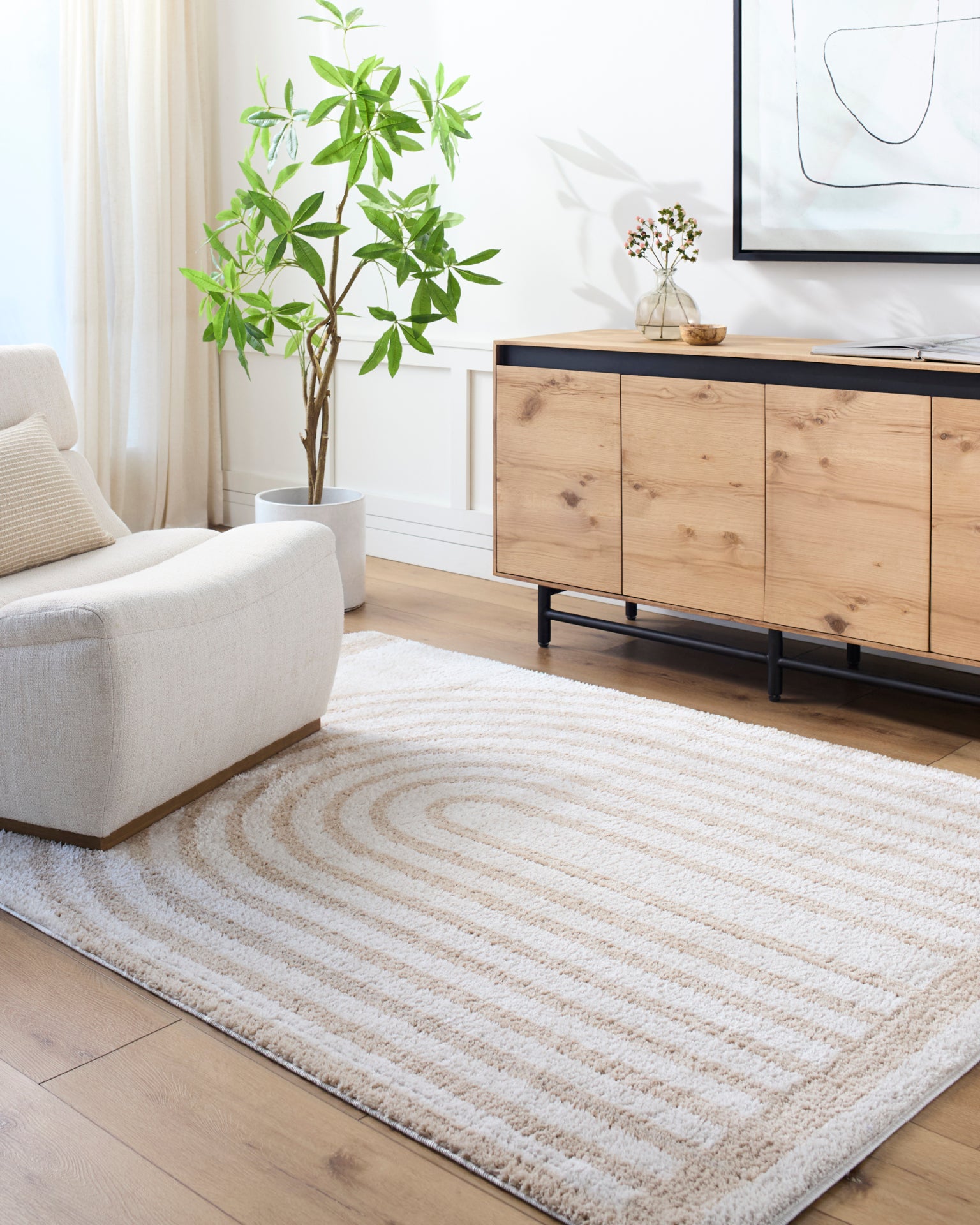 Fossay Shag Machine Woven Rug Livabliss Fossay Shag