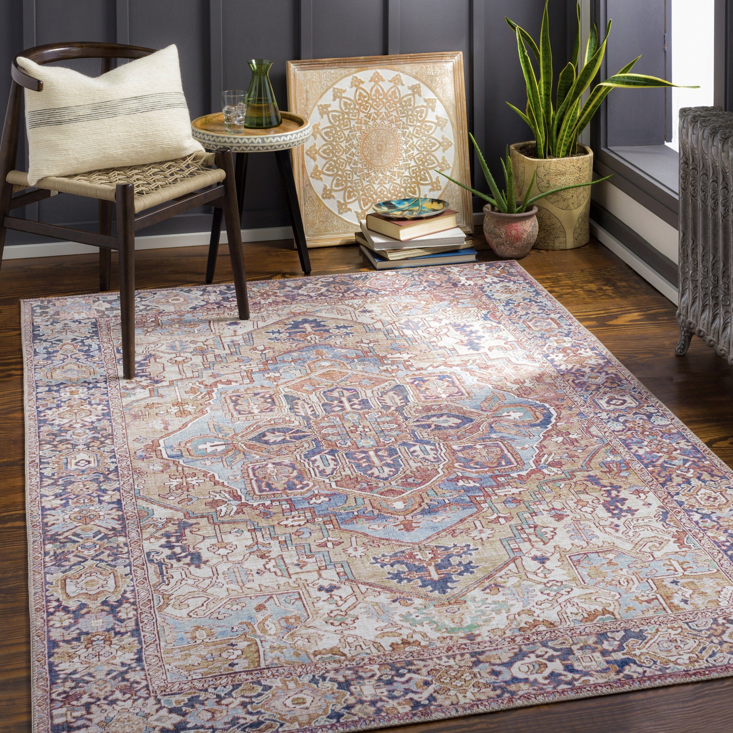 Iris Machine Woven Rug Livabliss Iris