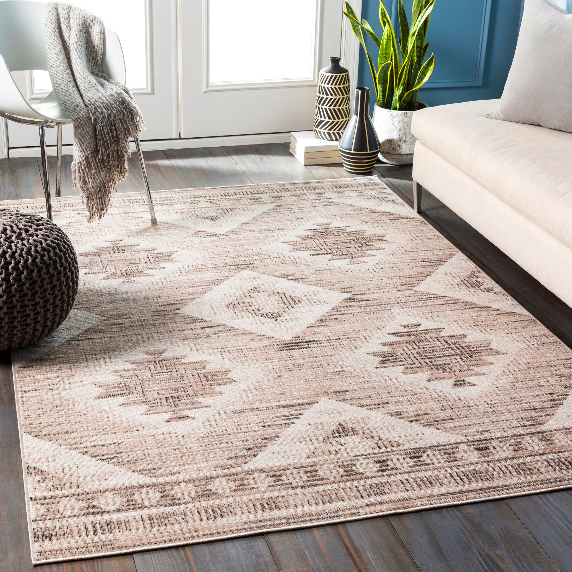 Rafetus Machine Woven Rug Livabliss Rafetus