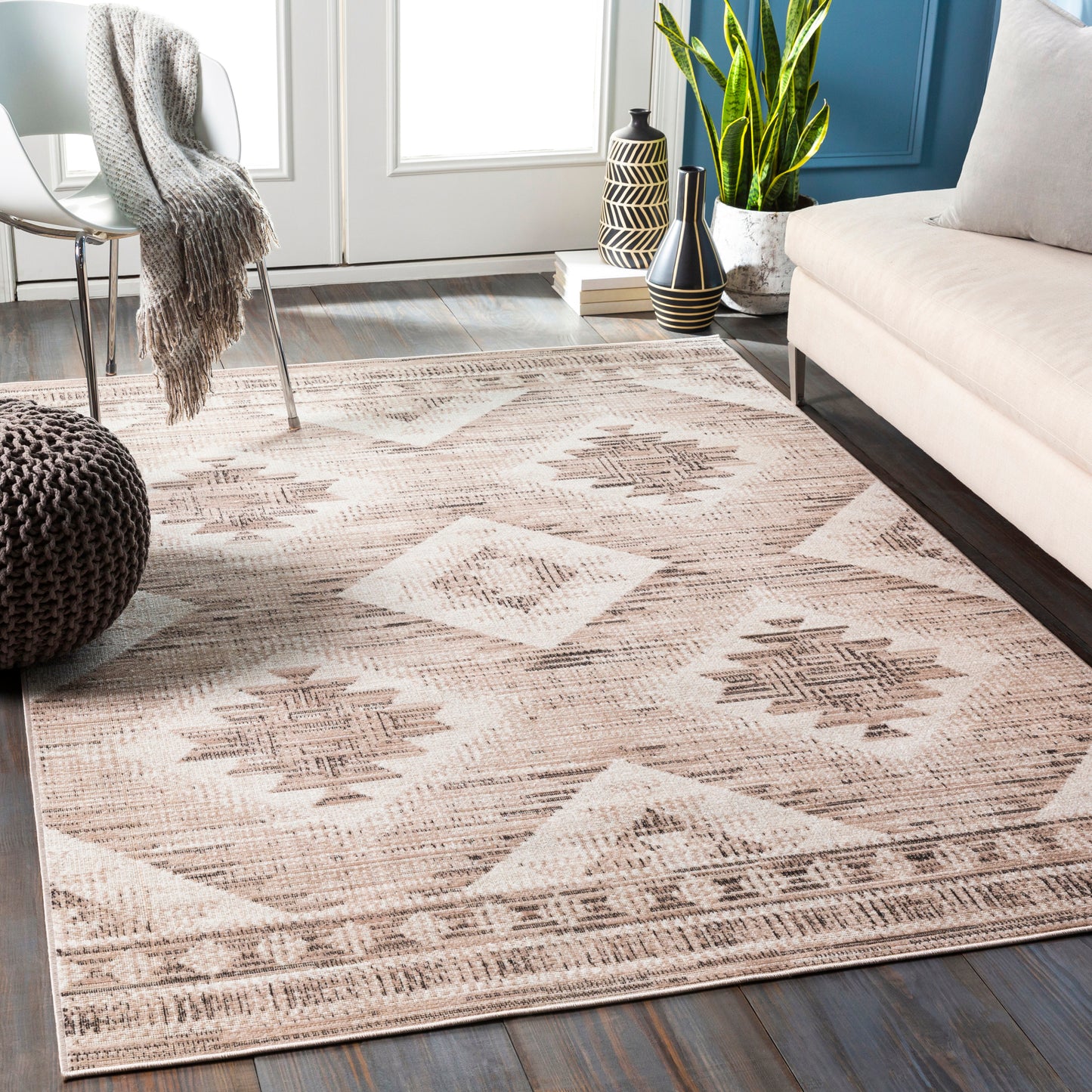 Rafetus Machine Woven Rug Livabliss Rafetus