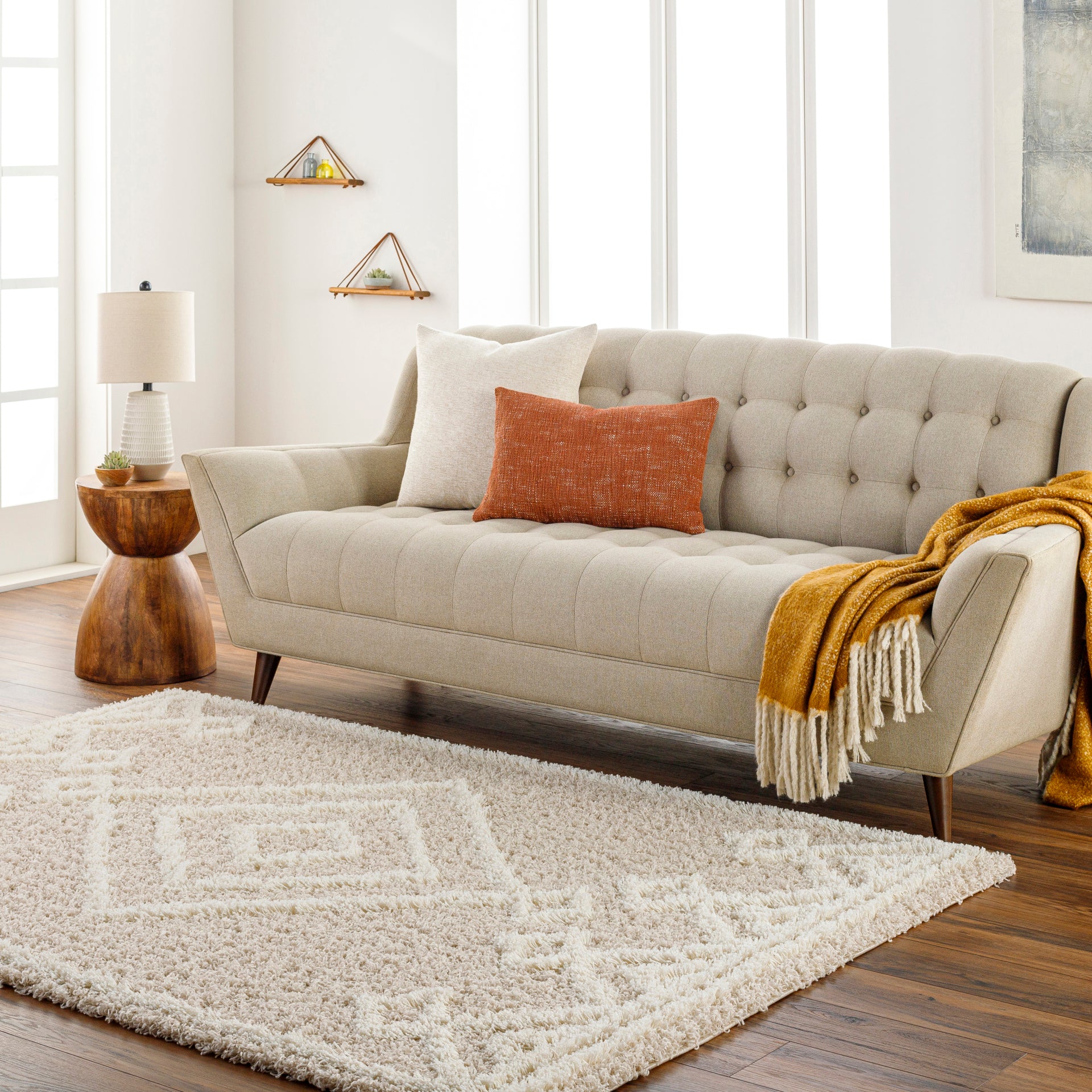 Urban Shag Machine Woven Rug Livabliss Urban Shag