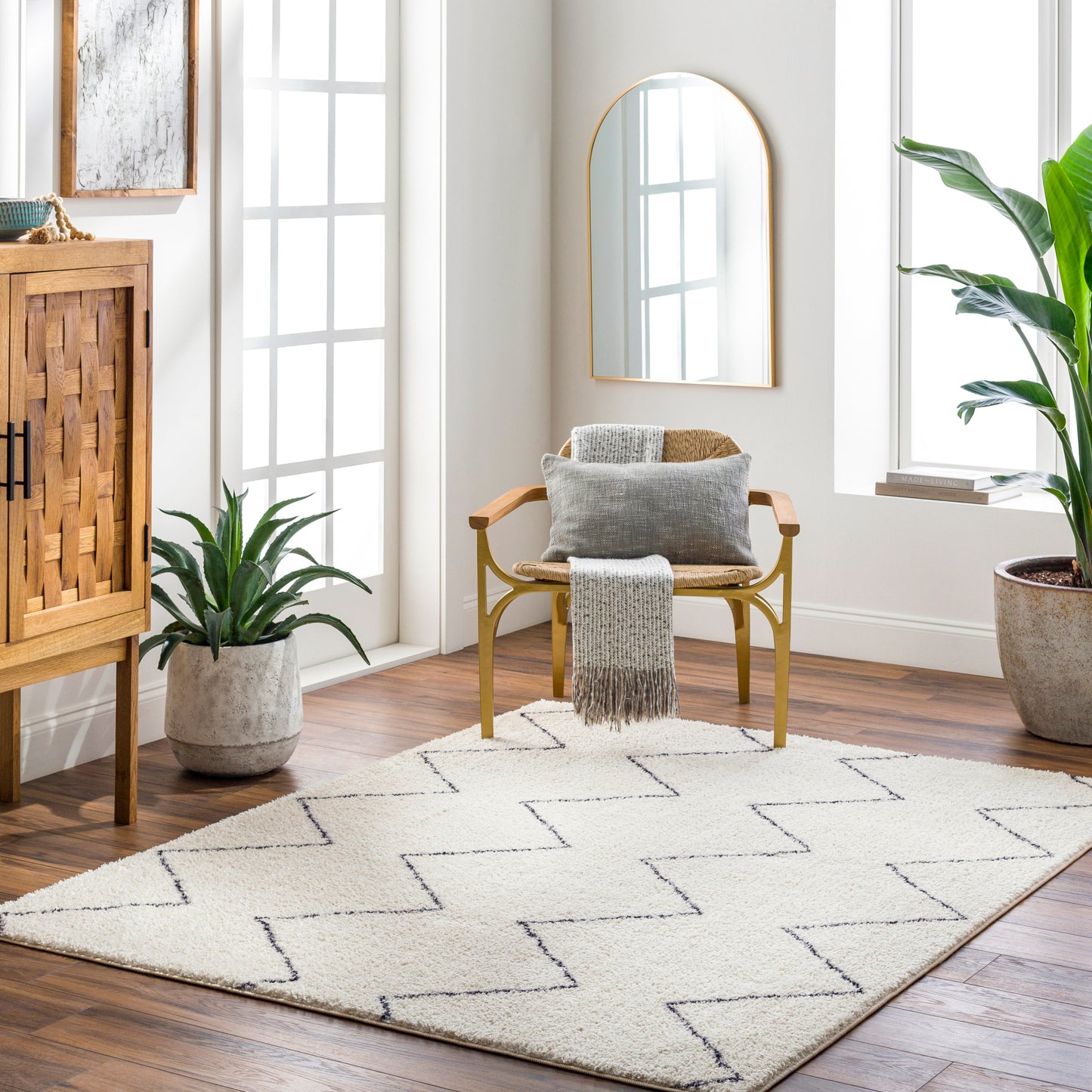 Lykke Machine Woven Rug Livabliss Lykke