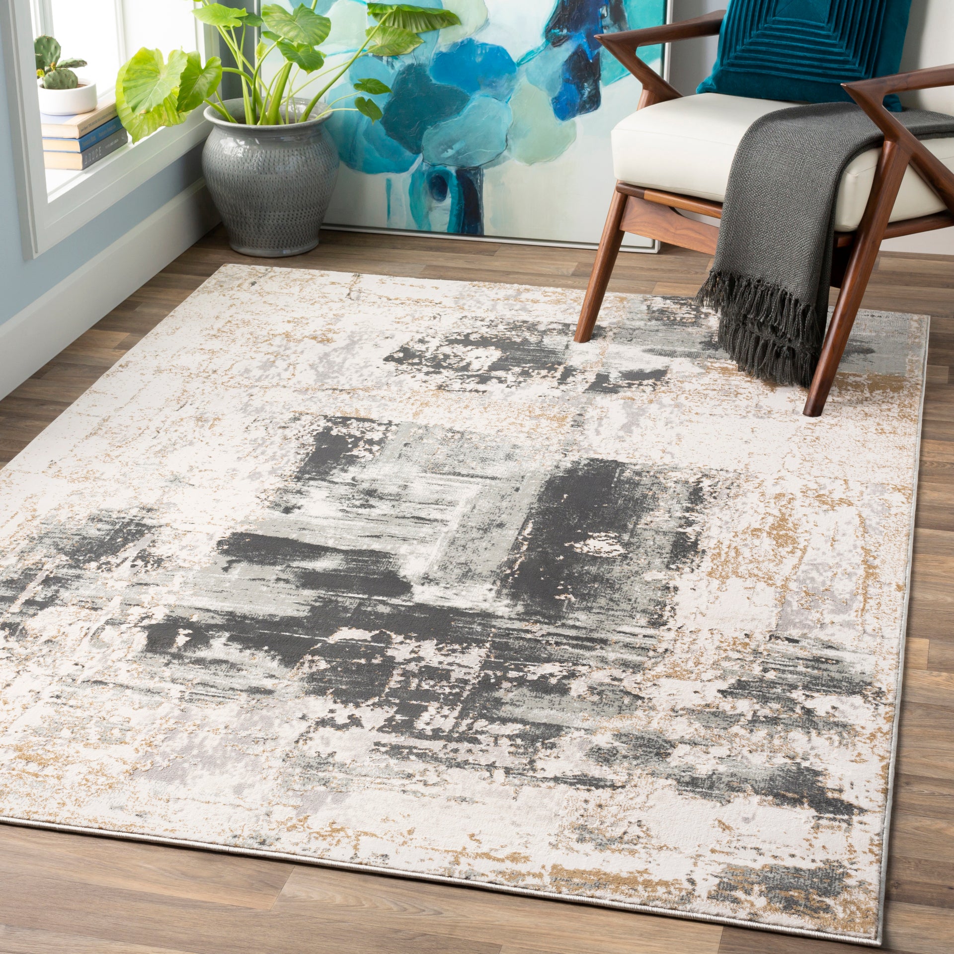 Quatro Machine Woven Rug Livabliss Quatro