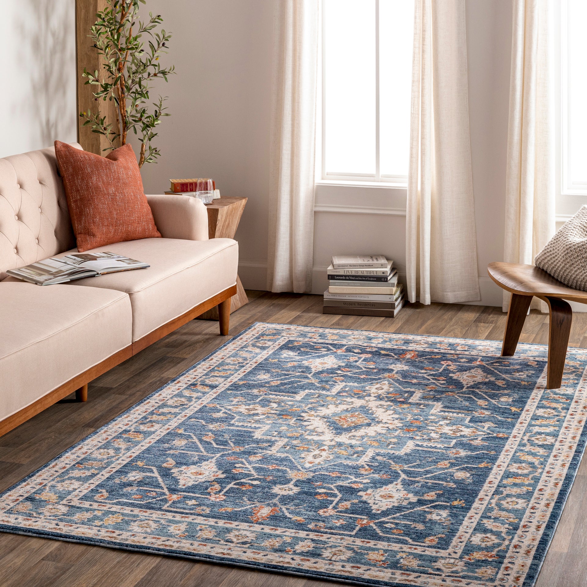 Truva Machine Woven Rug Livabliss Truva
