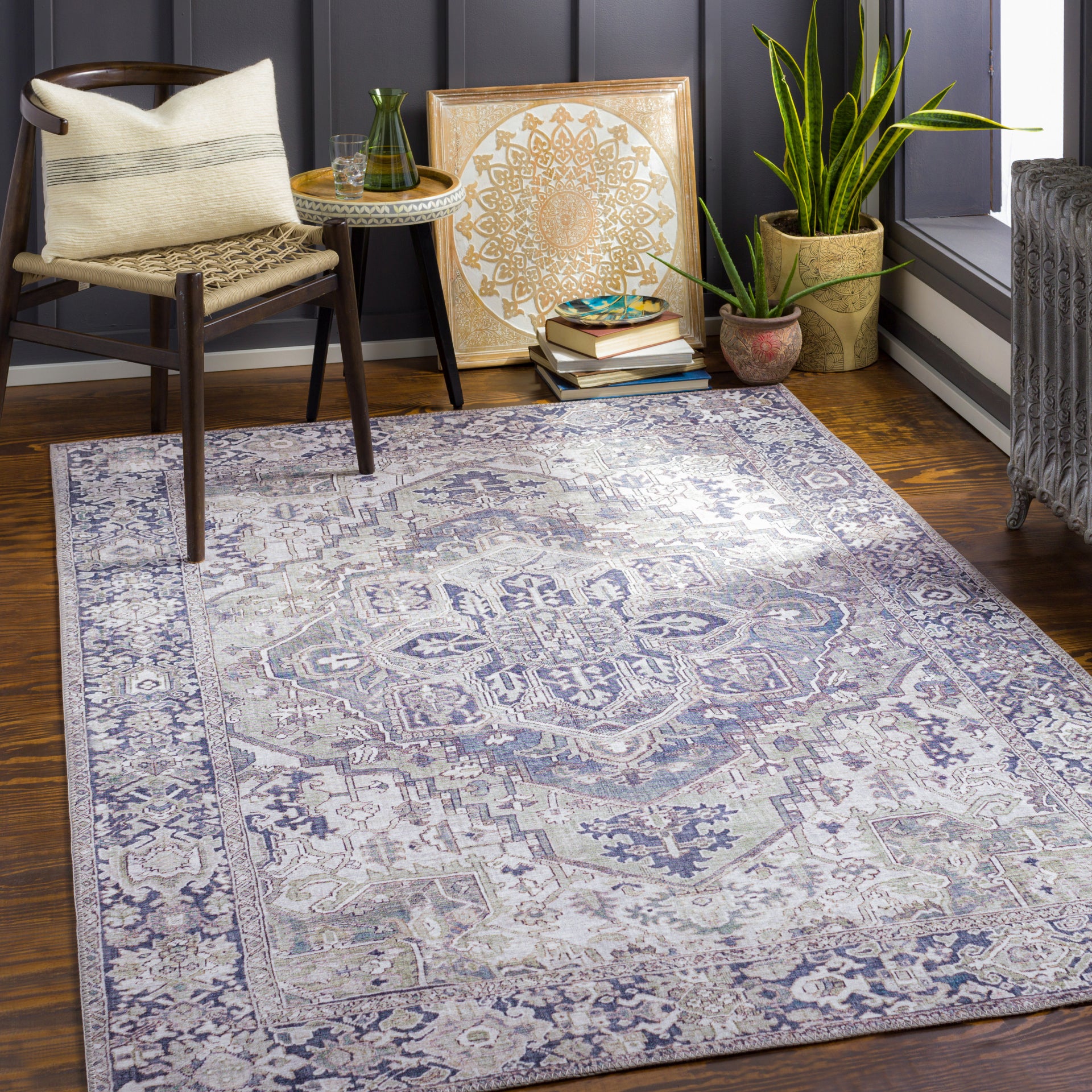 Iris Machine Woven Rug Livabliss Iris