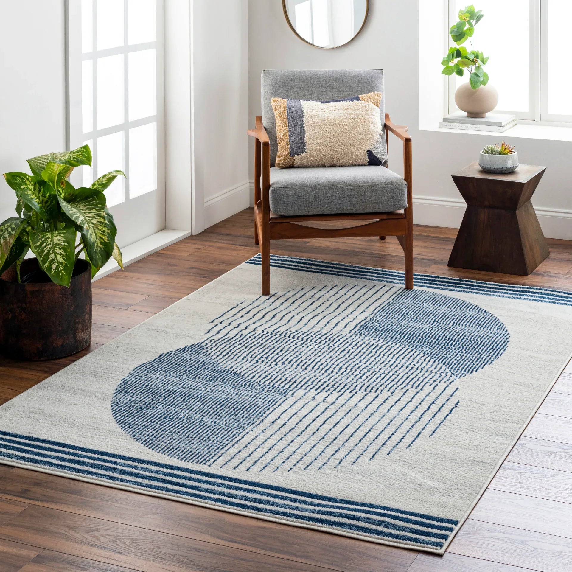 Floransa Machine Woven Rug Livabliss Floransa