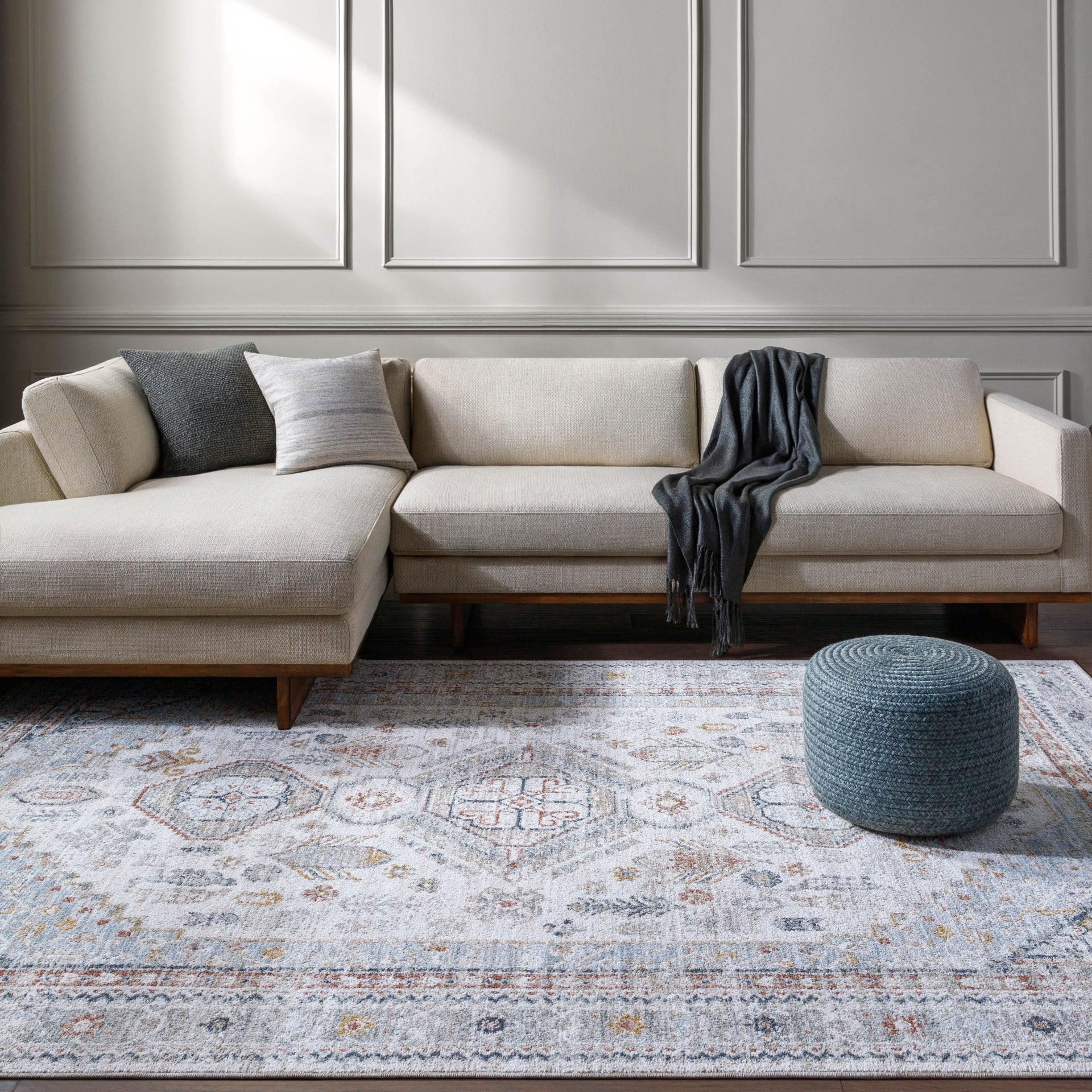 Beckham Machine Woven Rug Livabliss Beckham