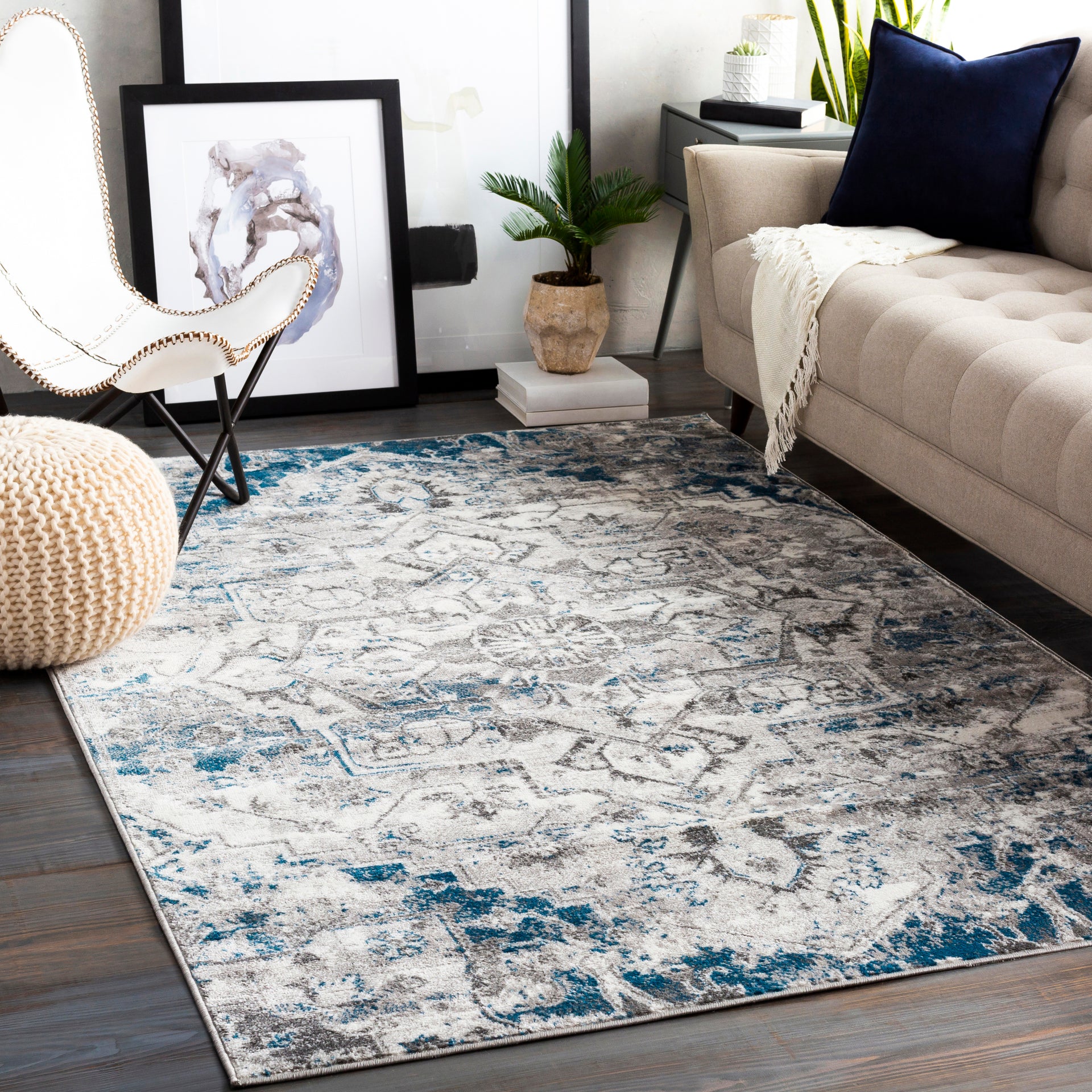 Monte Carlo Machine Woven Rug Livabliss Monte Carlo