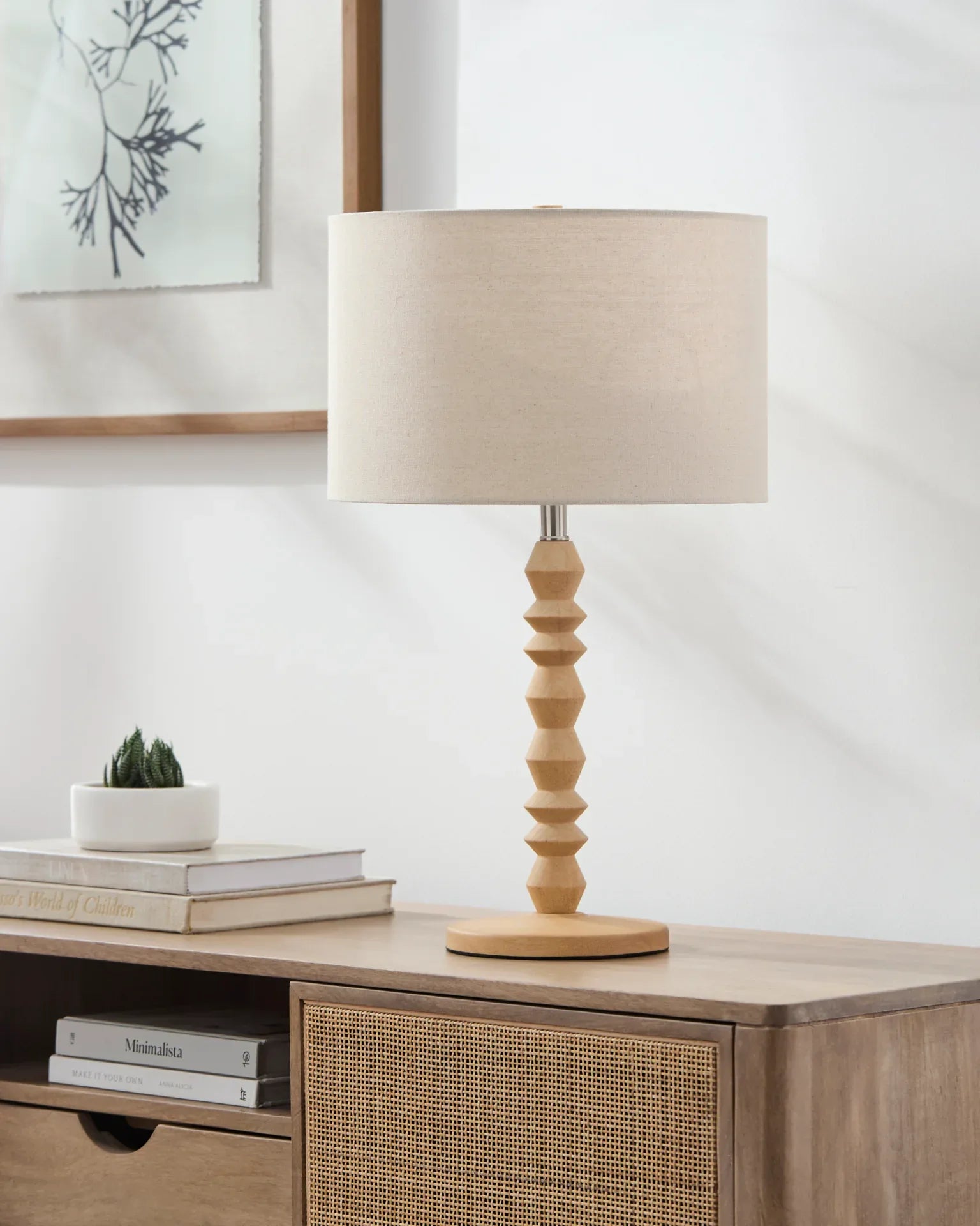 Padauk Accent Table Lamp Livabliss Padauk