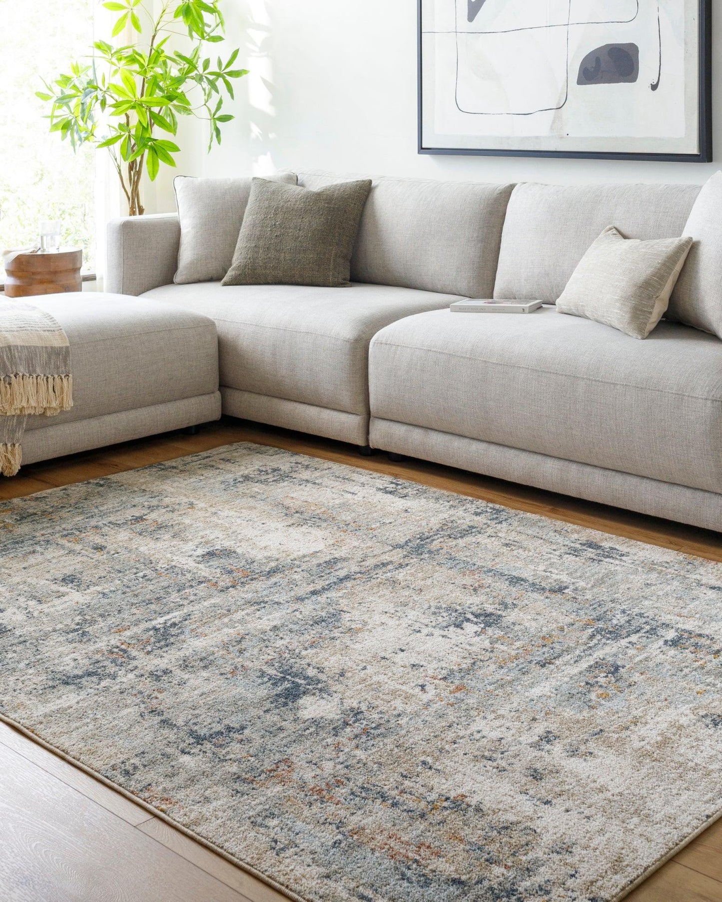 Beckham Machine Woven Rug Livabliss Beckham