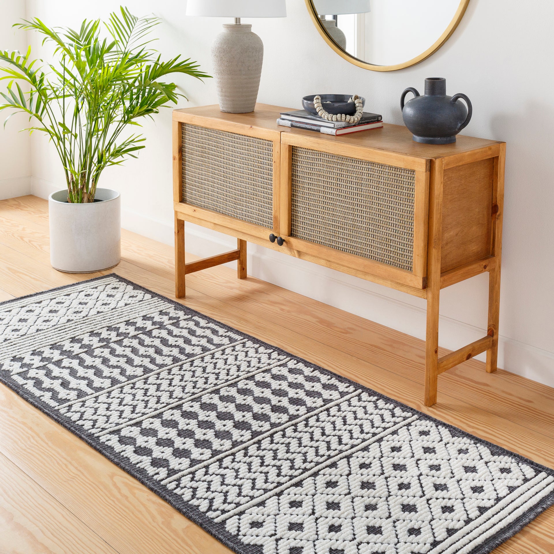 Lyna Machine Woven Rug Livabliss Lyna