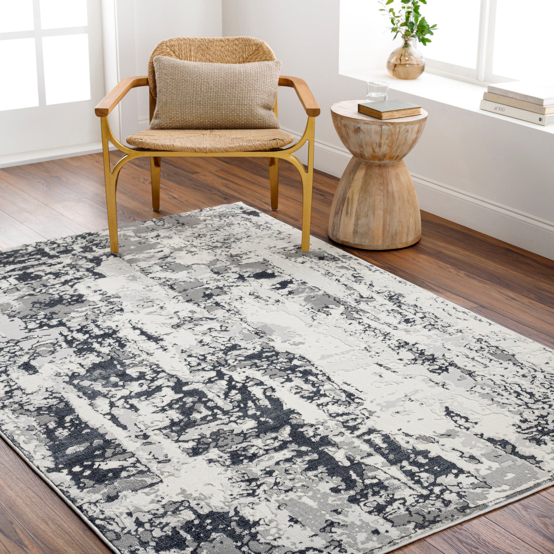 Sunrise Machine Woven Rug Livabliss Sunrise