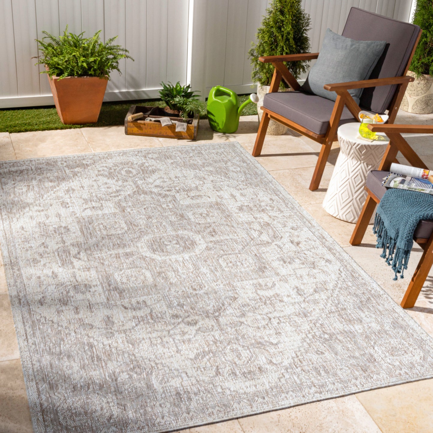 Tuareg Machine Woven Rug Livabliss Tuareg