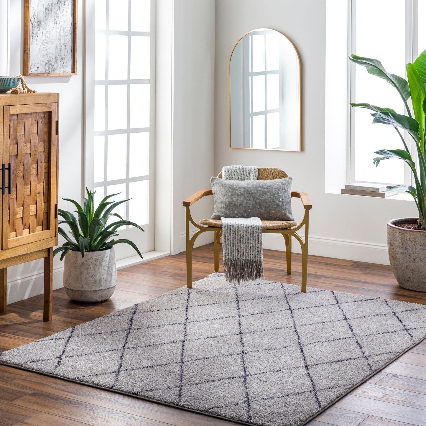 Lykke Machine Woven Rug Livabliss Lykke
