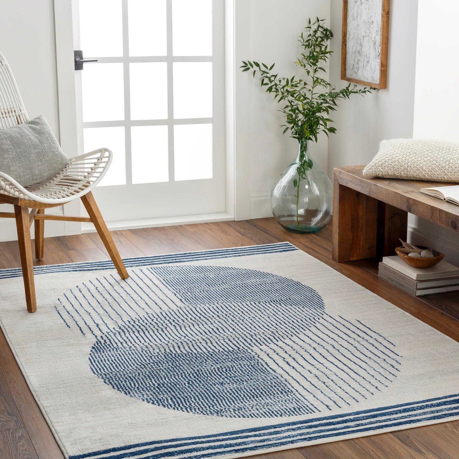 Floransa Machine Woven Rug Livabliss Floransa