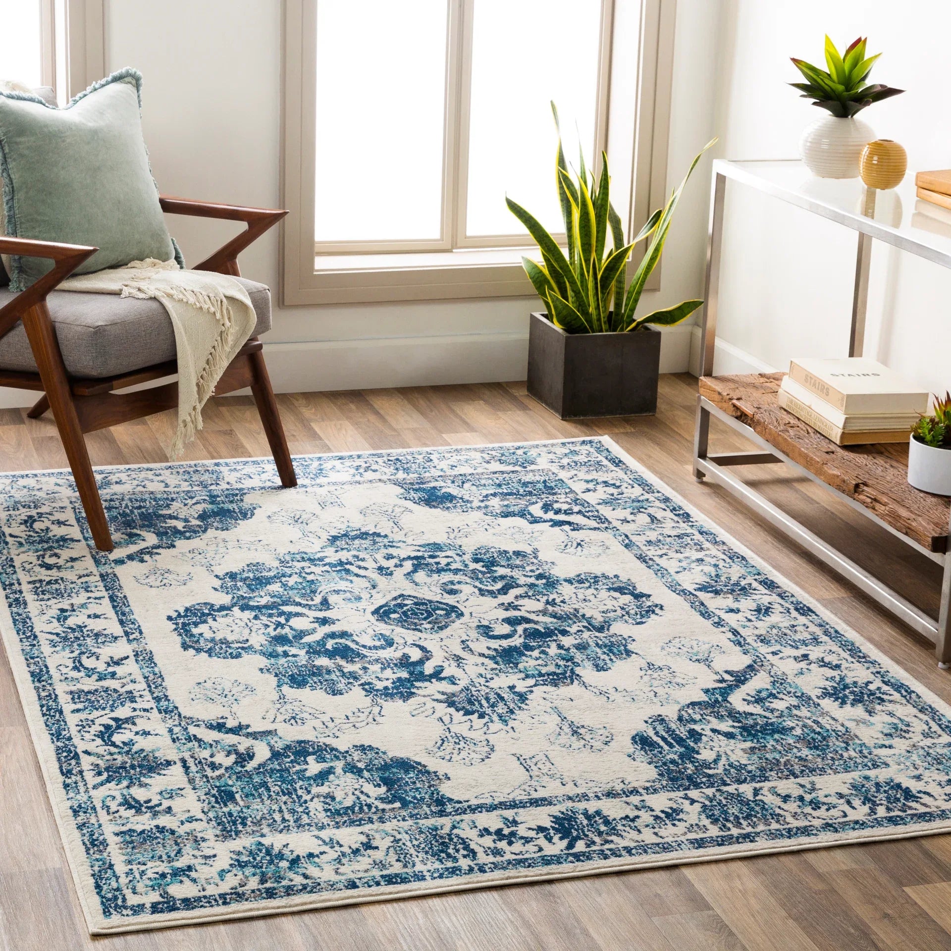 Floransa Machine Woven Rug Livabliss Floransa