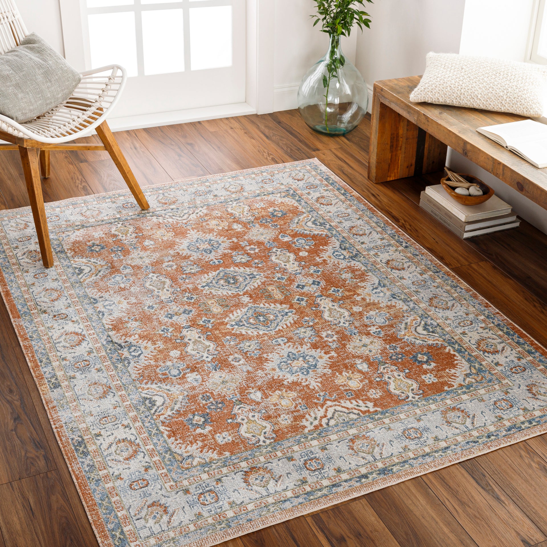 Lillian Machine Woven Rug Livabliss Lillian