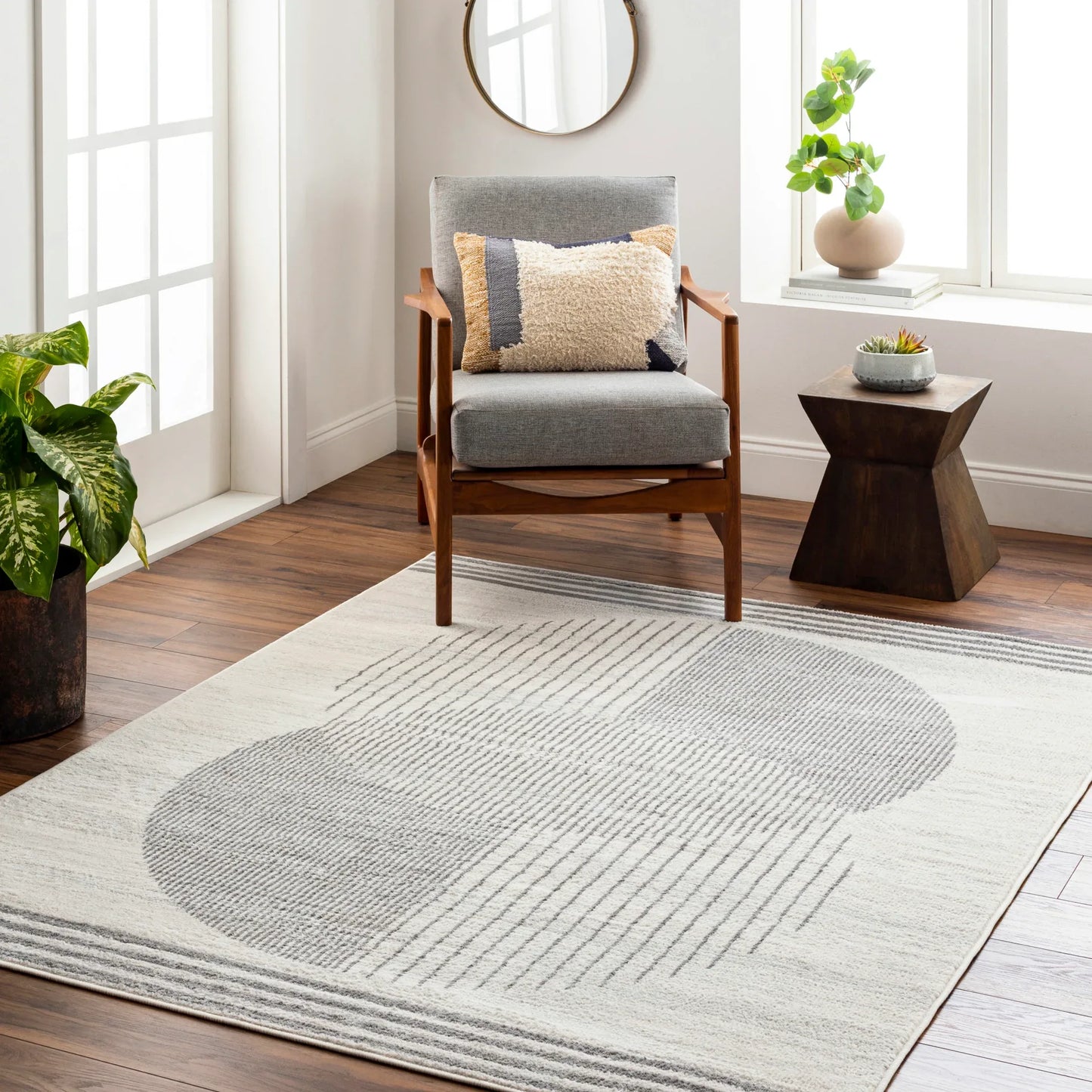 Floransa Machine Woven Rug Livabliss Floransa