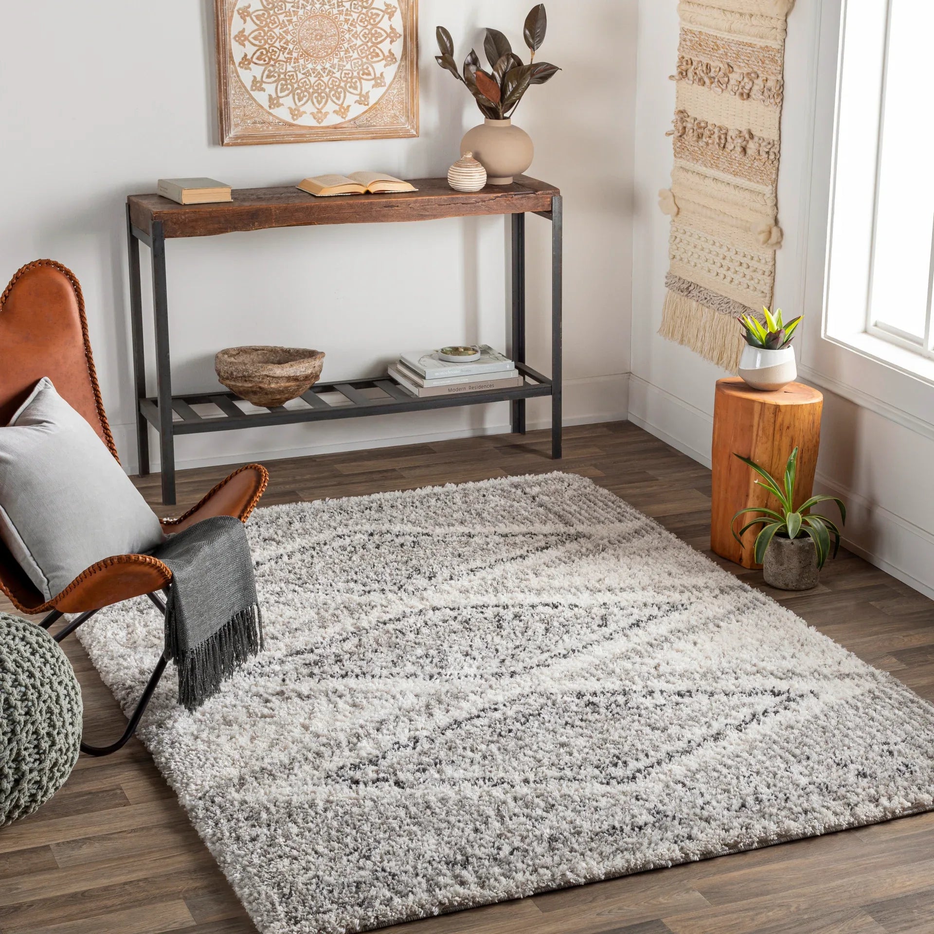 Capella Shag Machine Woven Rug Livabliss Capella Shag