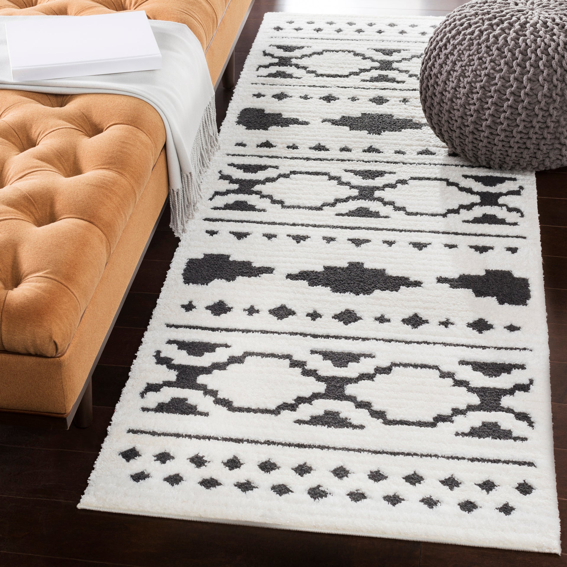 Moroccan Shag Machine Woven Rug Livabliss Moroccan Shag
