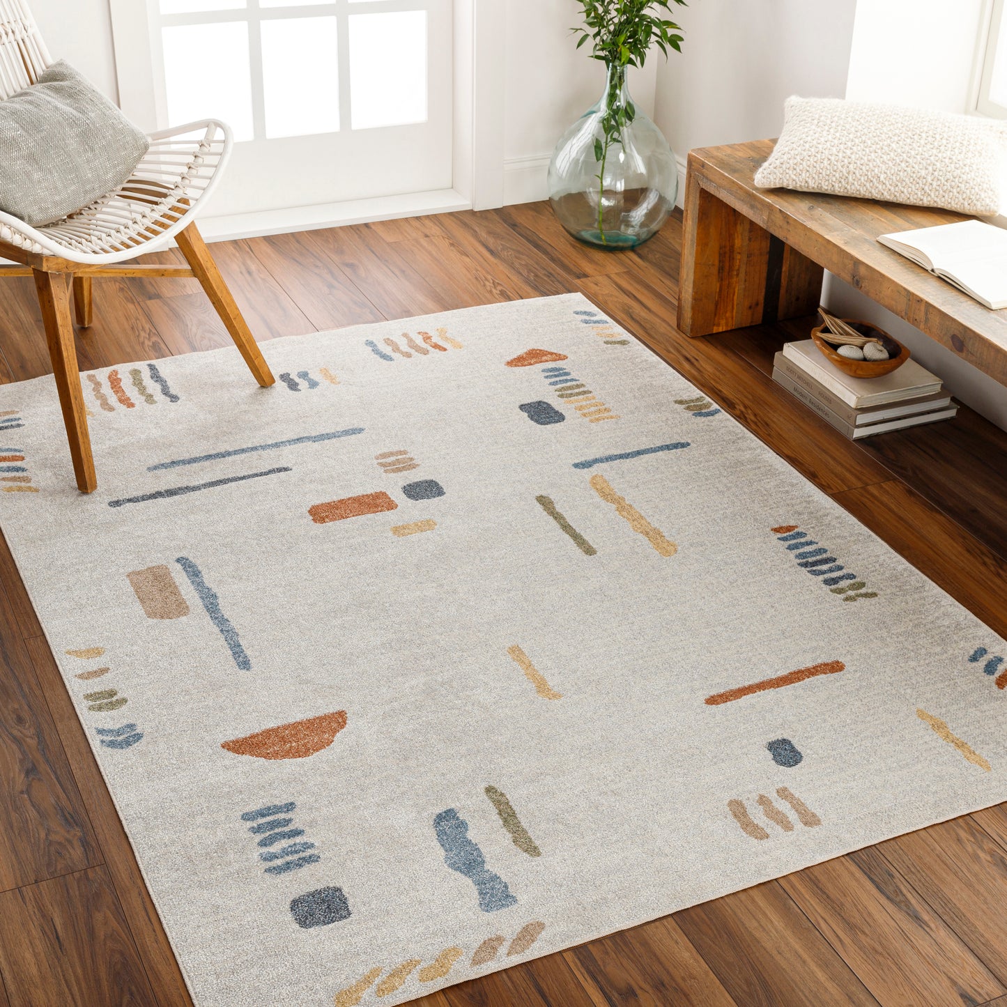 Lillian Machine Woven Rug Livabliss Lillian