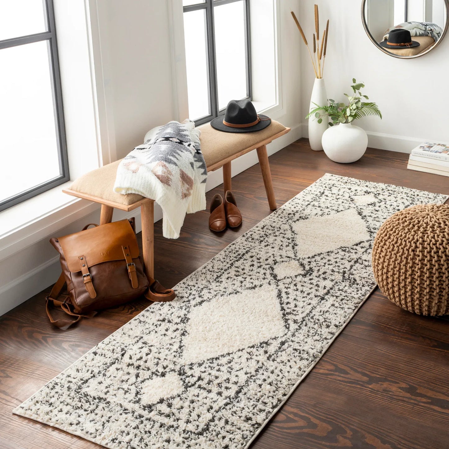 Beni Shag Machine Woven Rug Livabliss Beni Shag