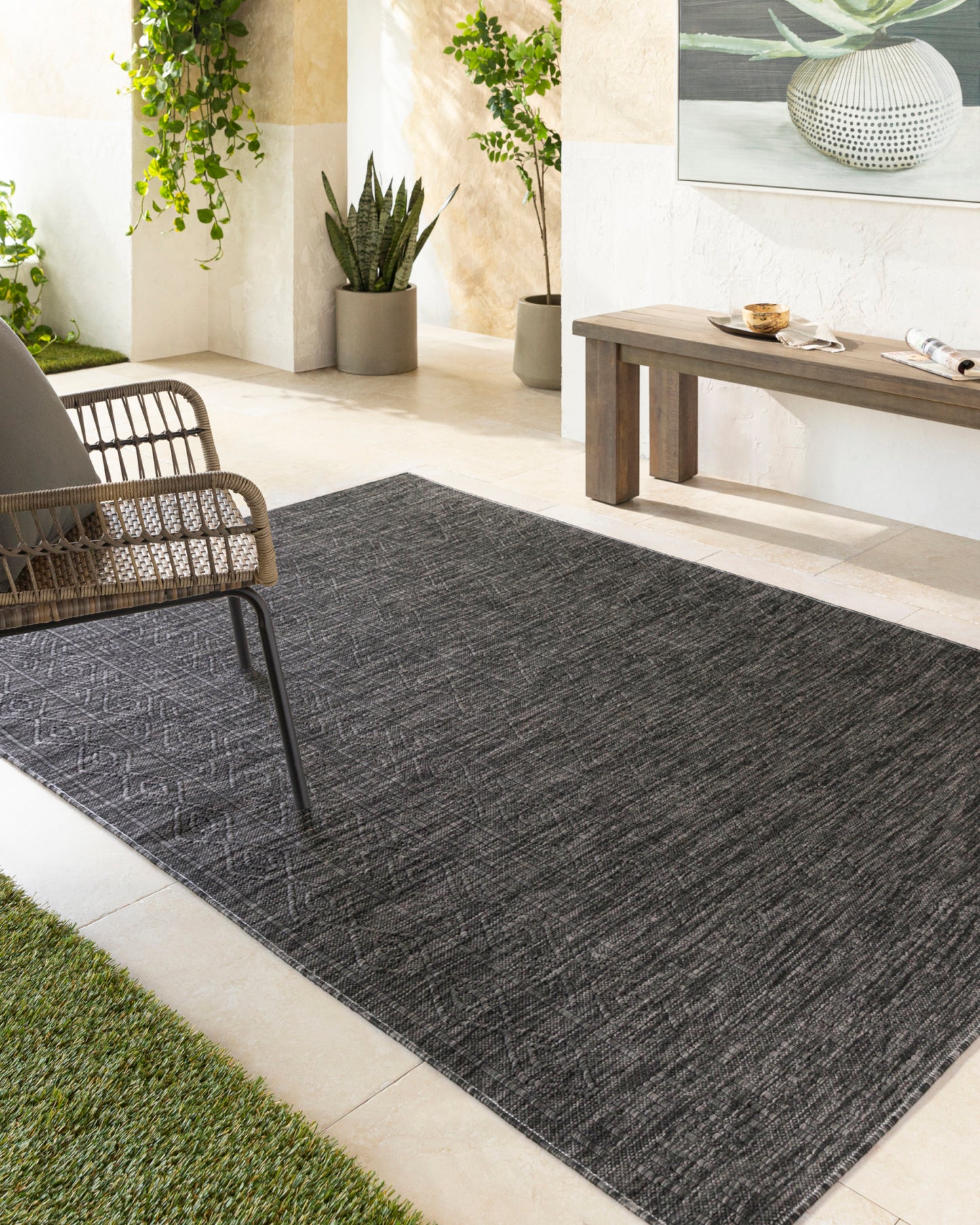 Terrace Machine Woven Rug Livabliss Terrace