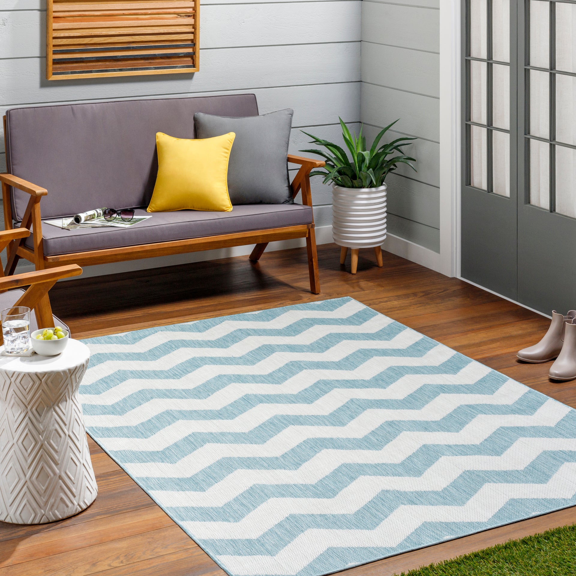 Long Beach Machine Woven Rug Livabliss Long Beach