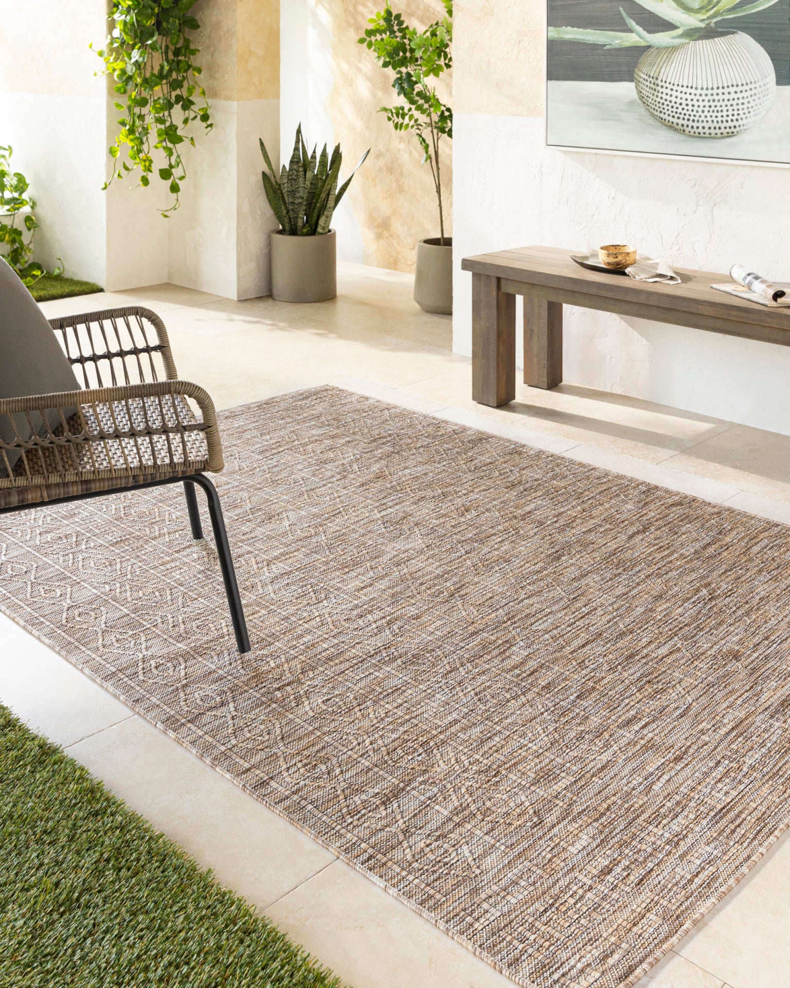 Terrace Machine Woven Rug Livabliss Terrace