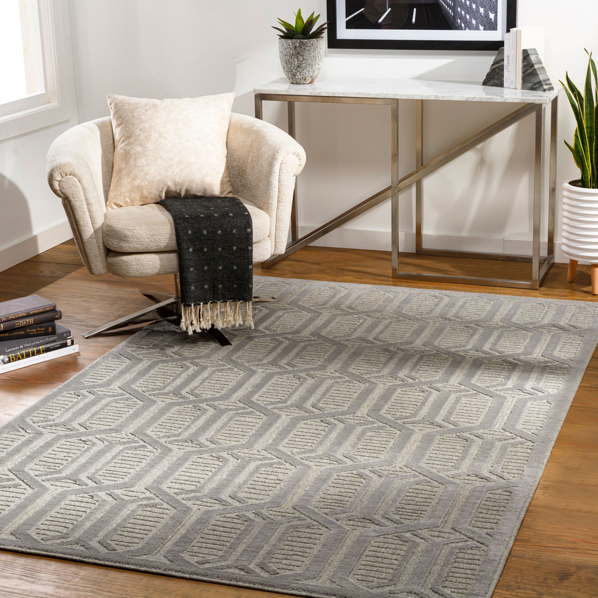 Kingston Machine Woven Rug Livabliss Kingston