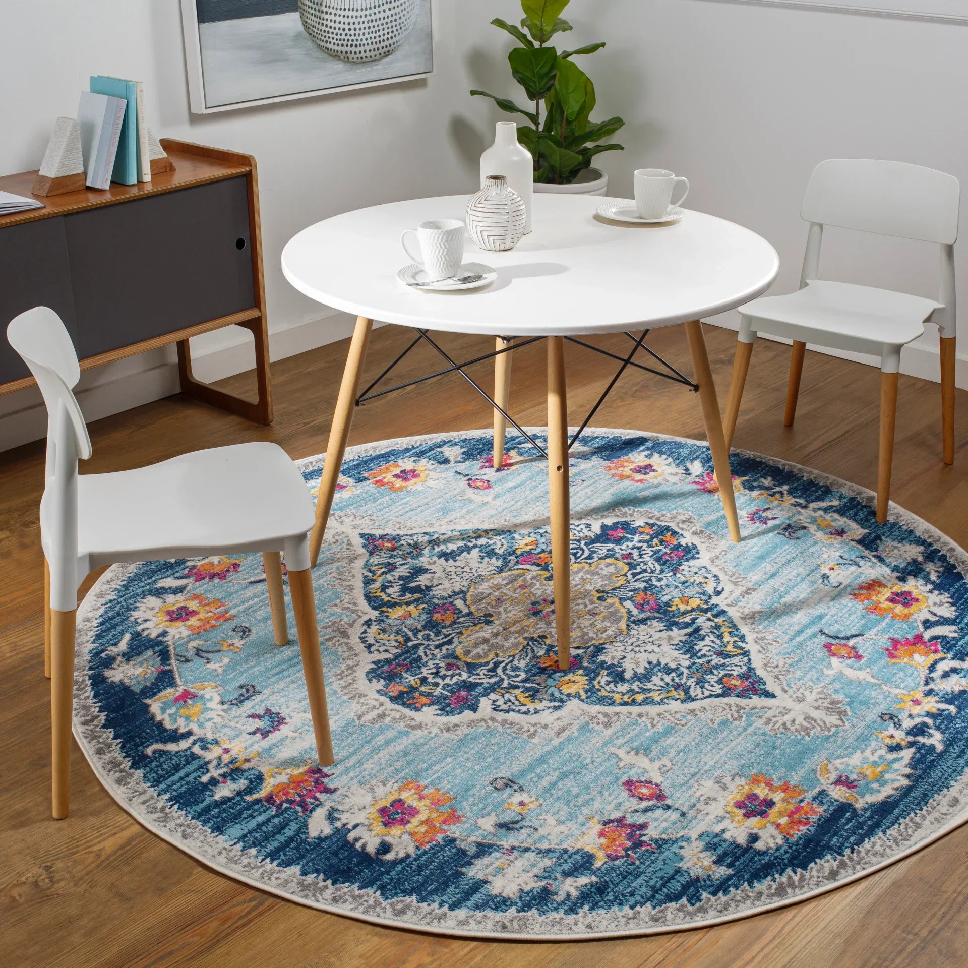 Floransa Machine Woven Rug Livabliss Floransa
