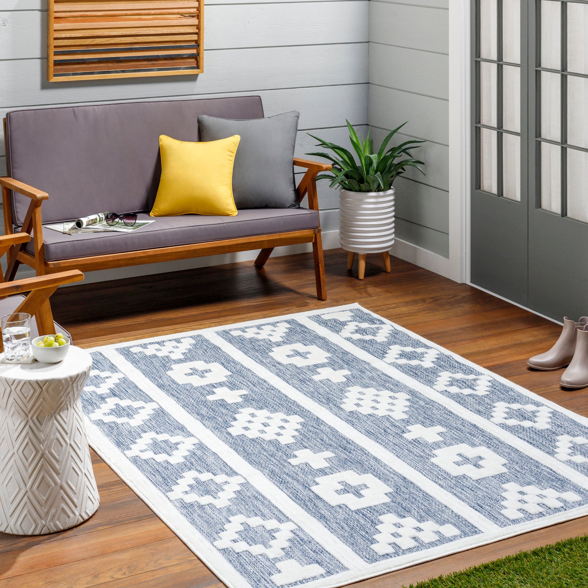 San Diego Machine Woven Rug Livabliss San Diego