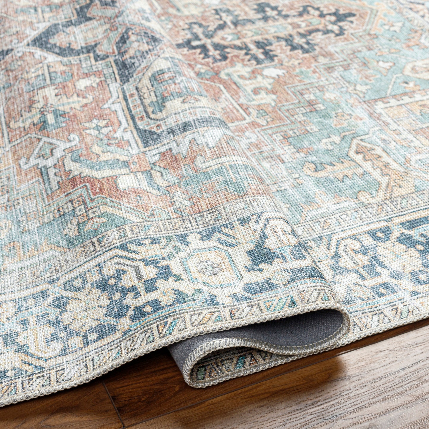 Kemer Machine Woven Rug Livabliss Kemer