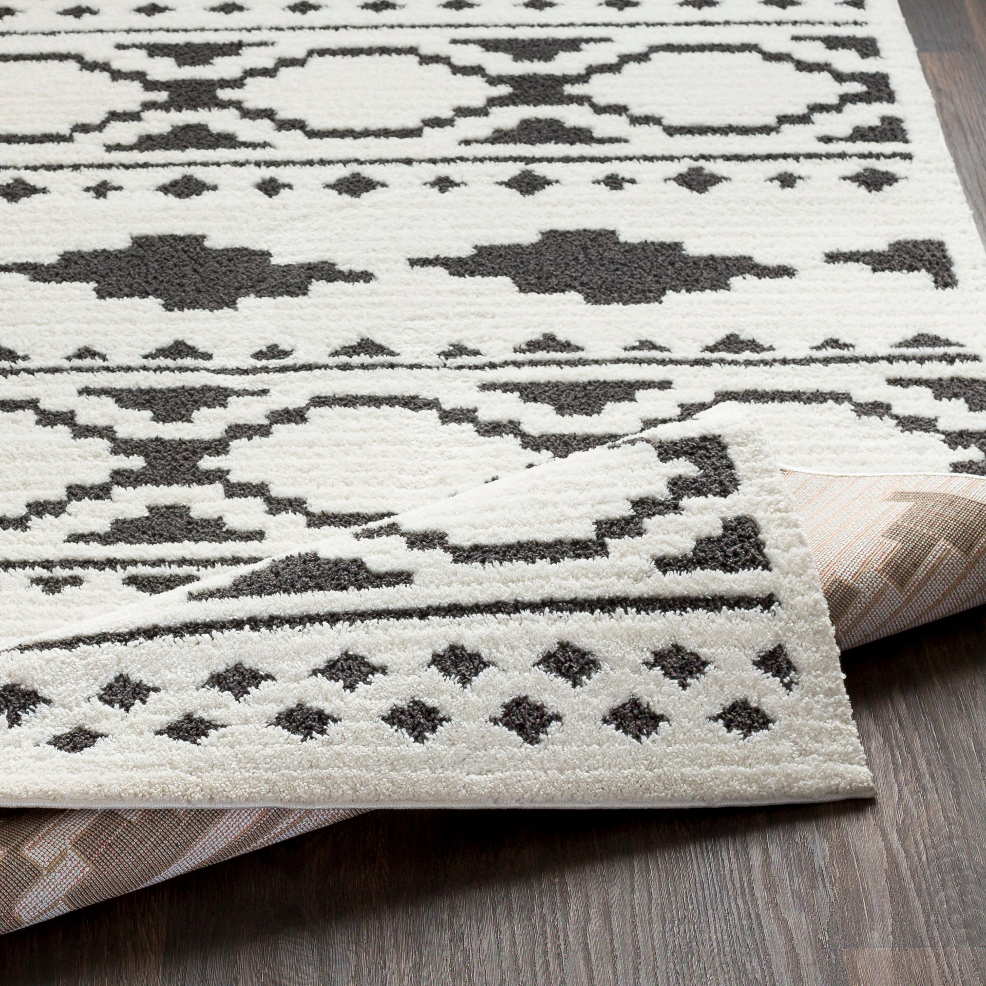 Moroccan Shag Machine Woven Rug Livabliss Moroccan Shag