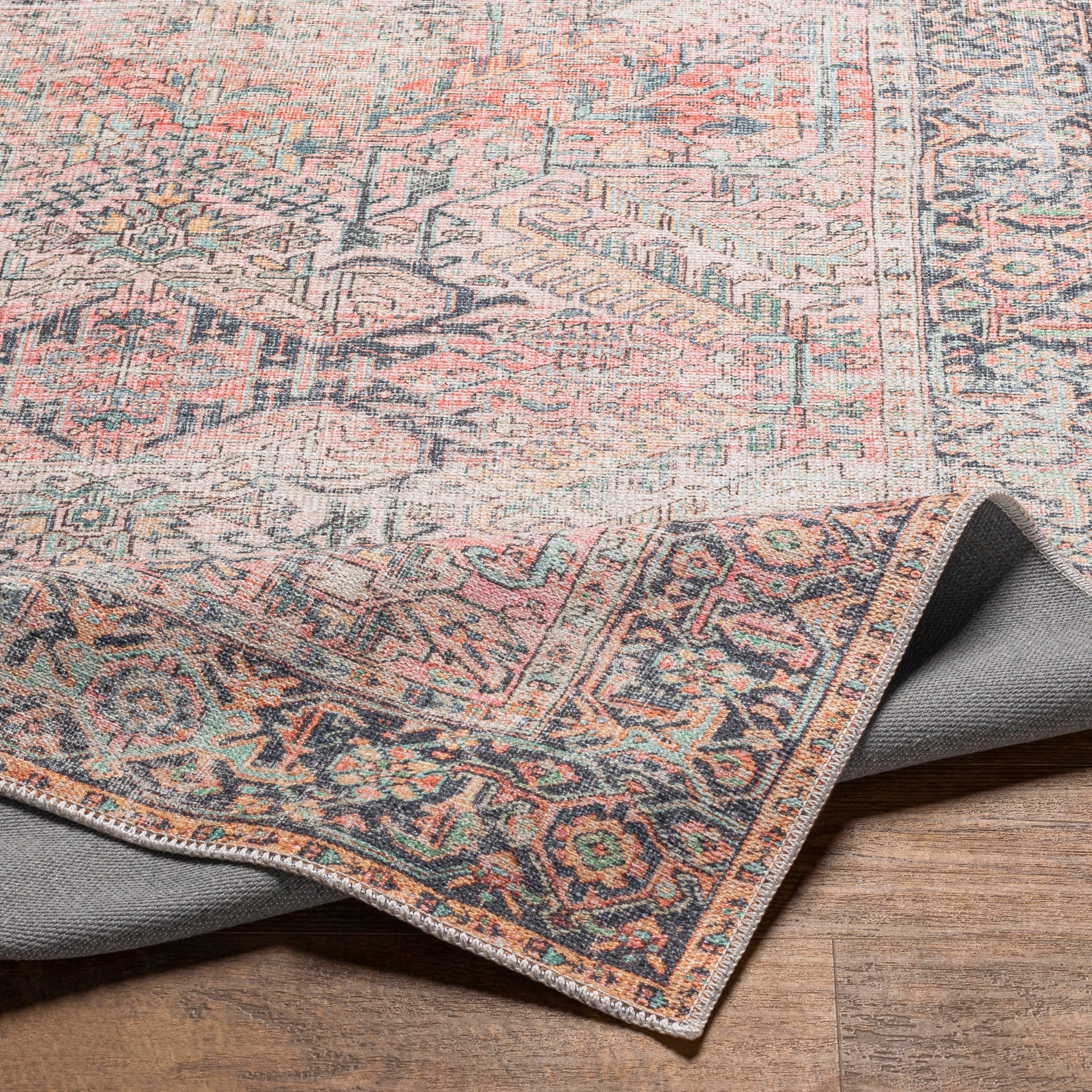 Kemer Machine Woven Rug Livabliss Kemer