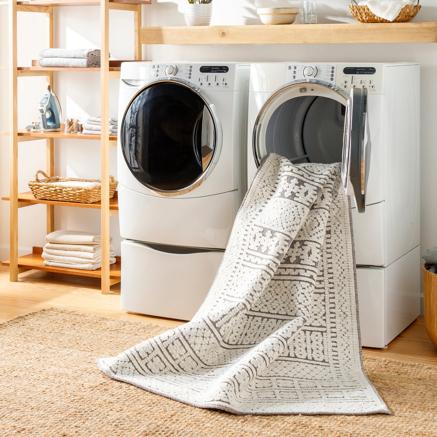 Lyna Machine Woven Rug Livabliss Lyna