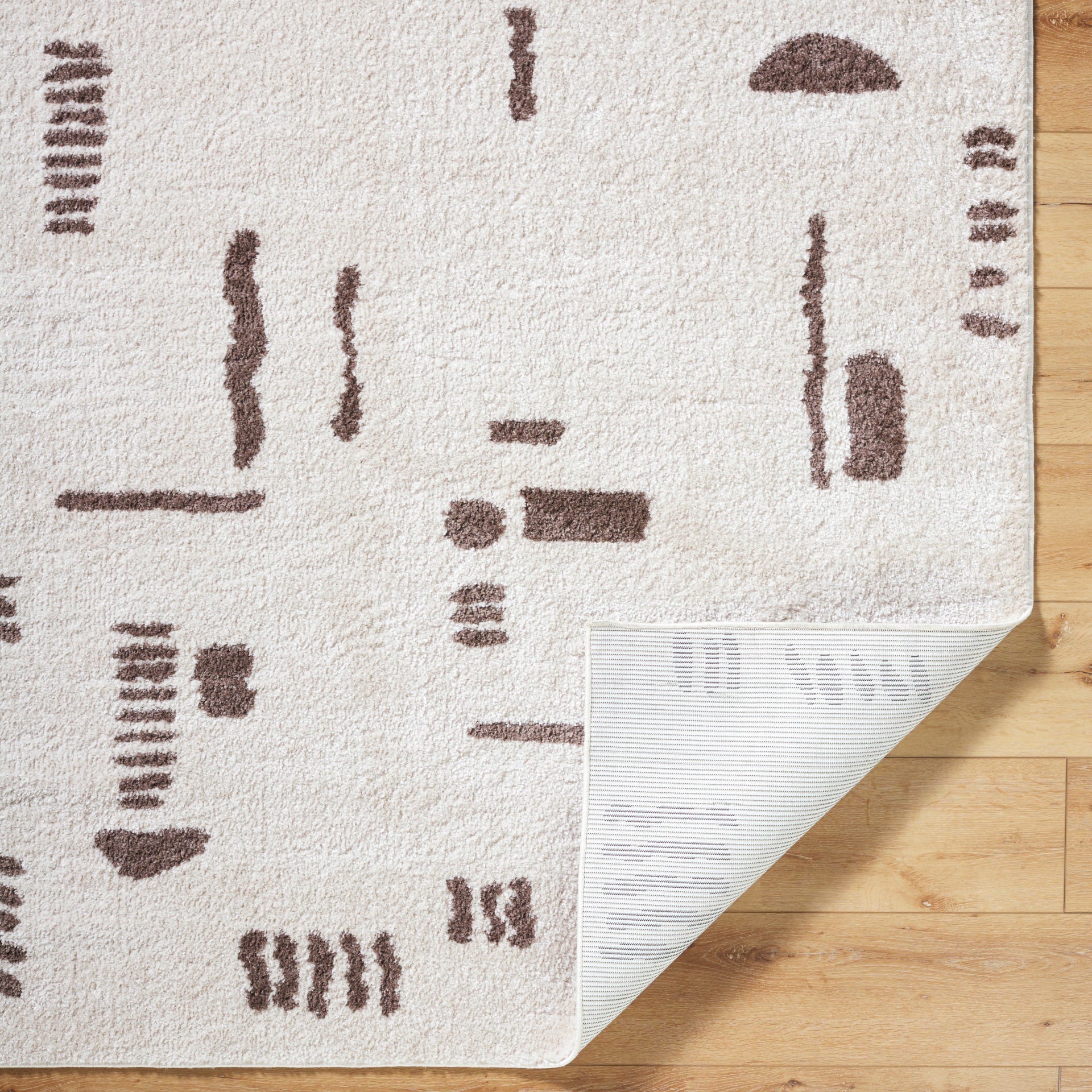 Fossay Shag Machine Woven Rug Livabliss Fossay Shag