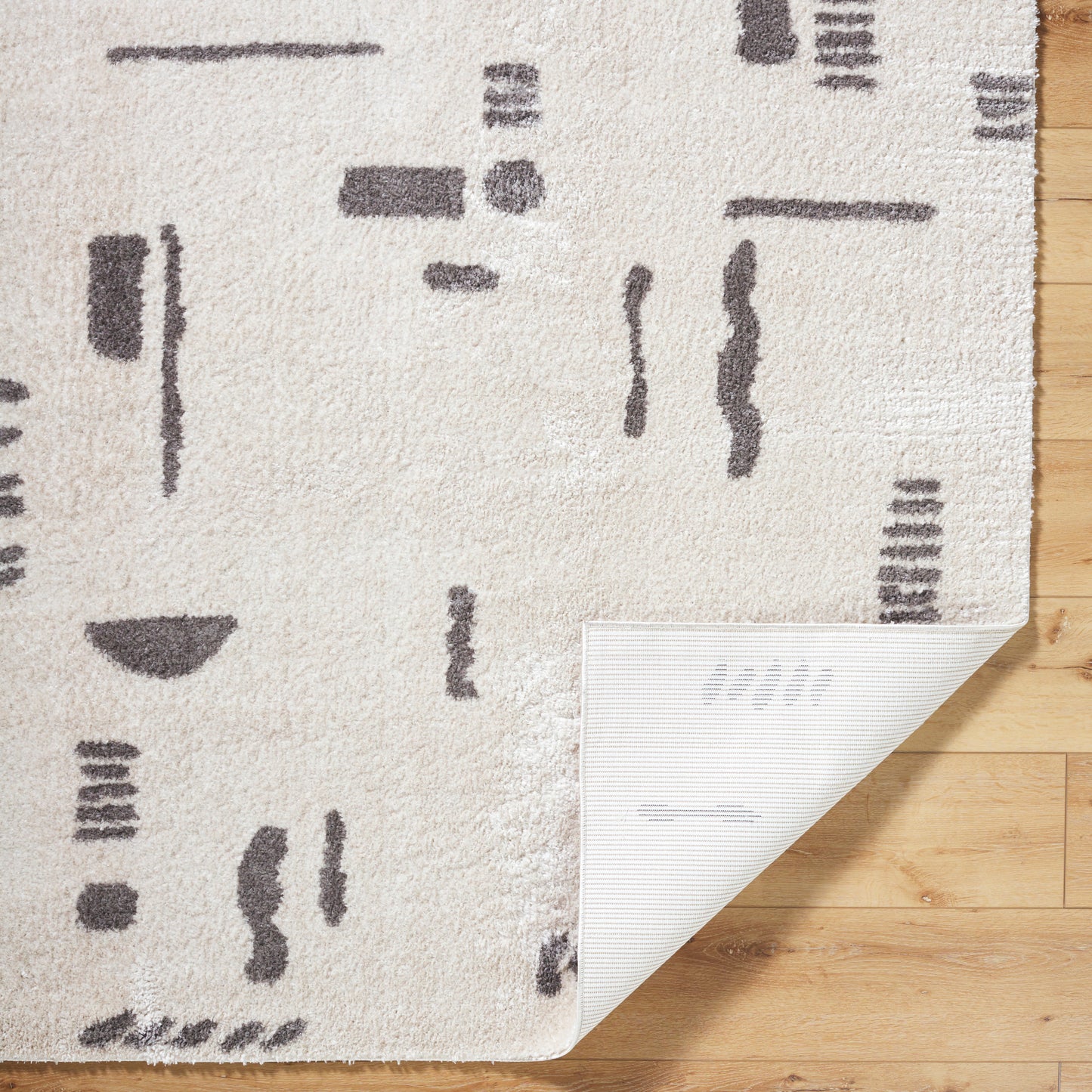 Fossay Shag Machine Woven Rug Livabliss Fossay Shag