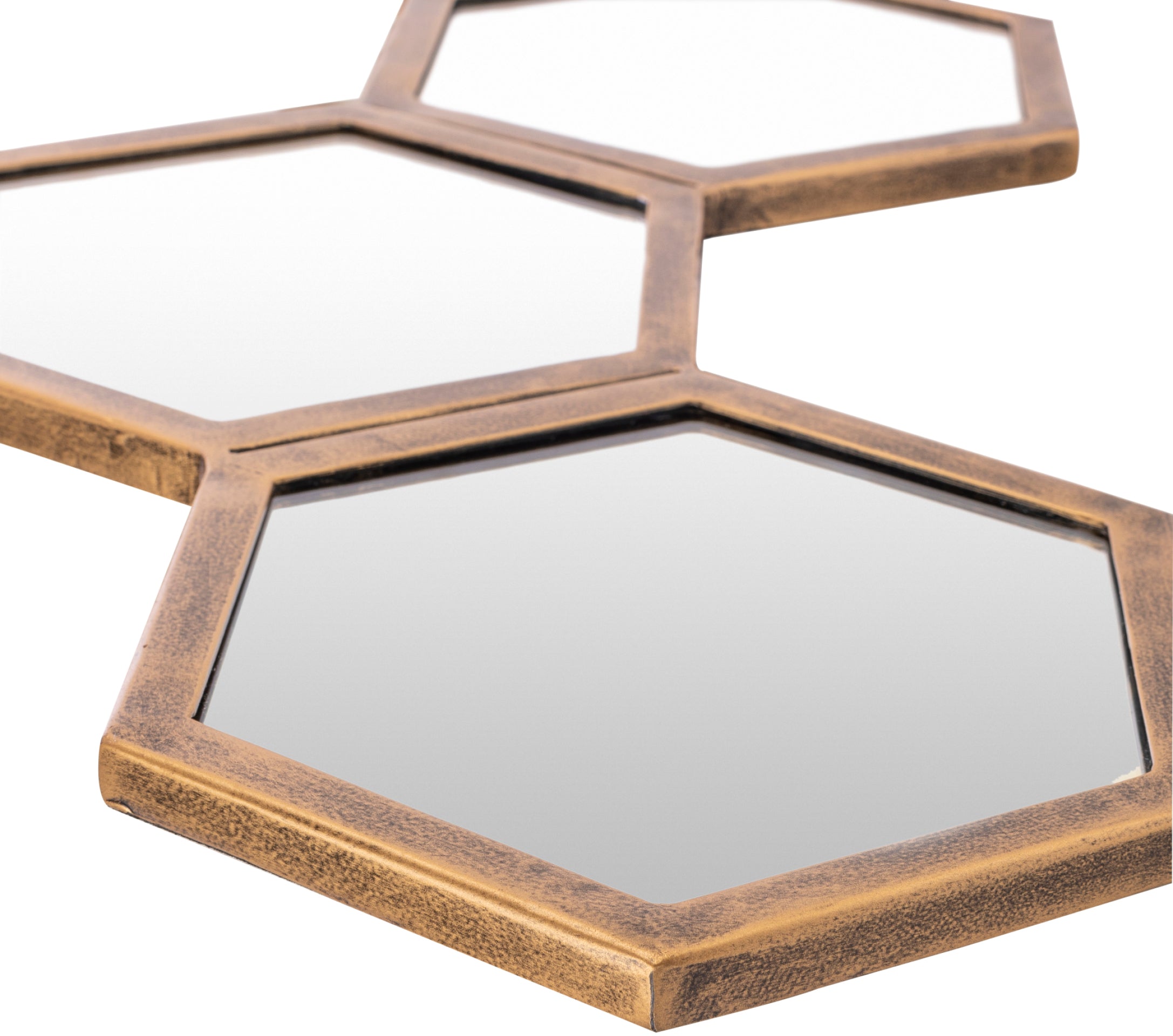 Honeycomb Accent Mirror Livabliss Honeycomb