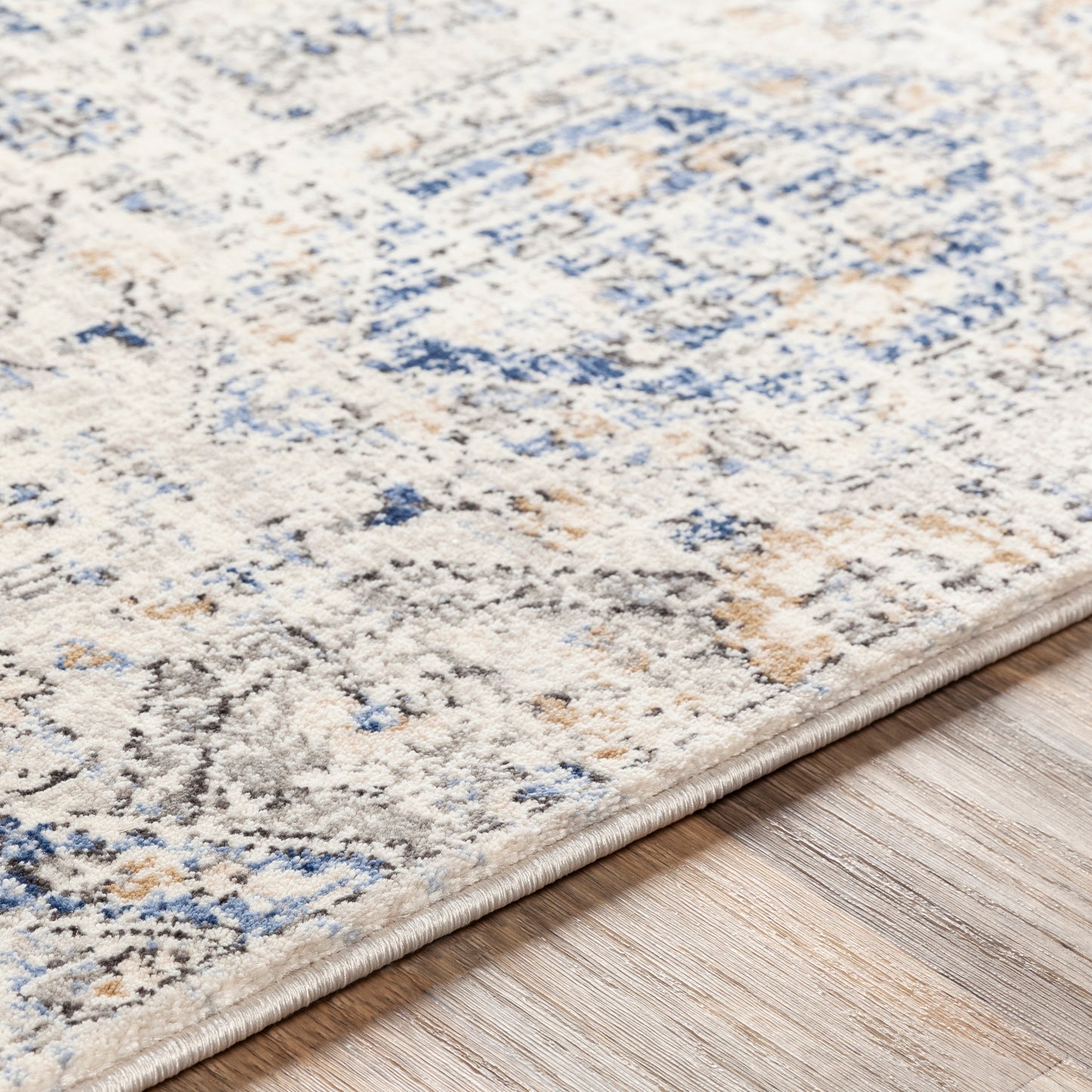 Indigo Machine Woven Rug Livabliss Indigo