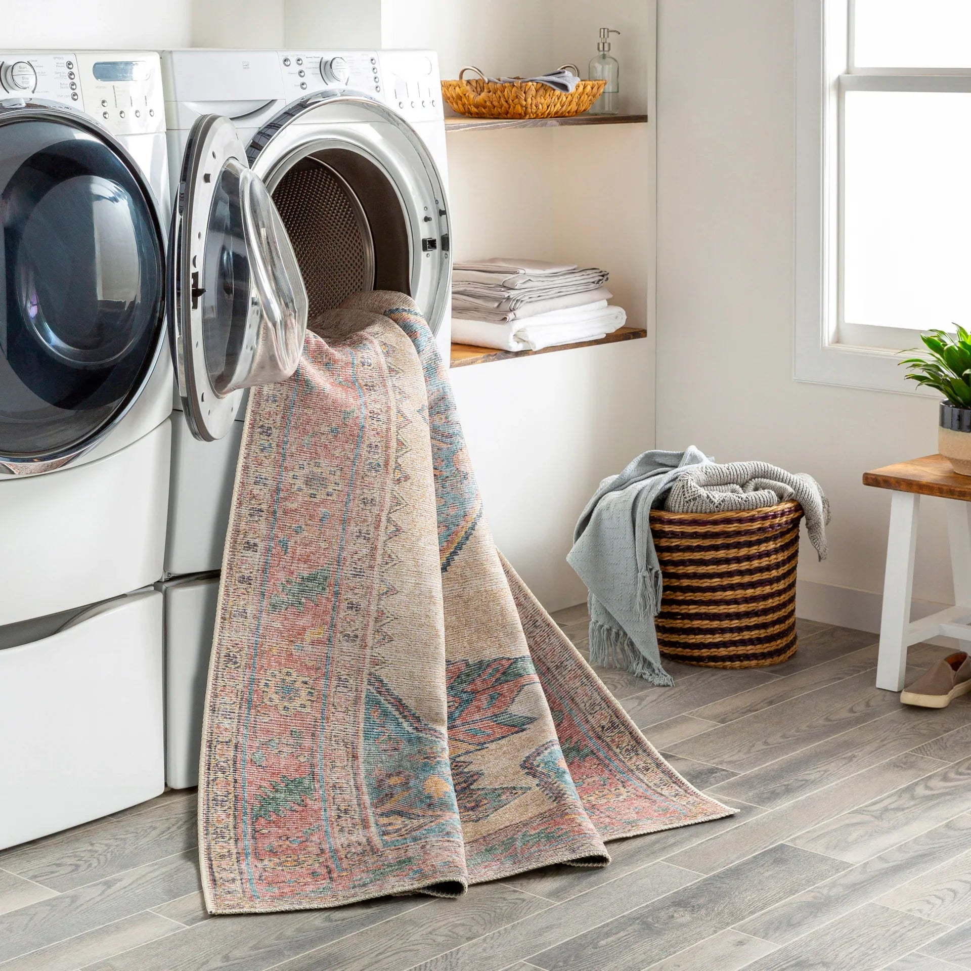 Amelie Machine Woven Rug Livabliss Amelie