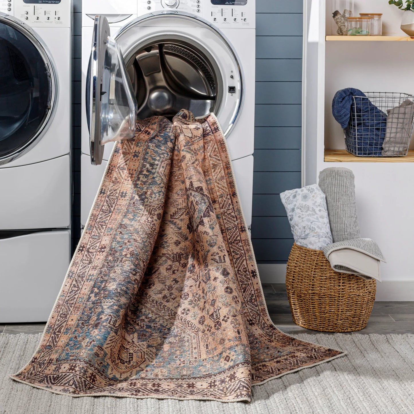 Amelie Machine Woven Rug Livabliss Amelie