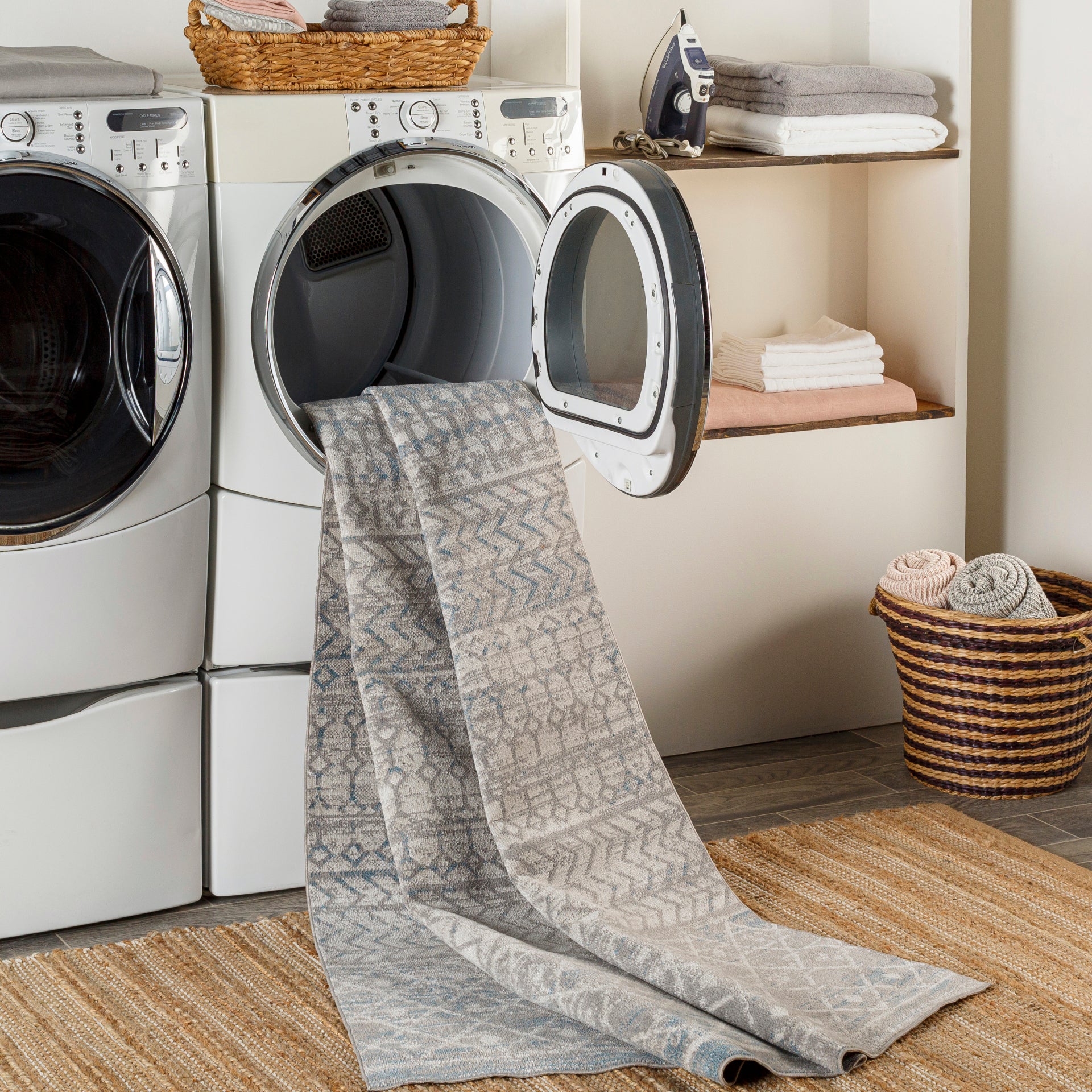 Lavadora Machine Woven Rug Livabliss Lavadora