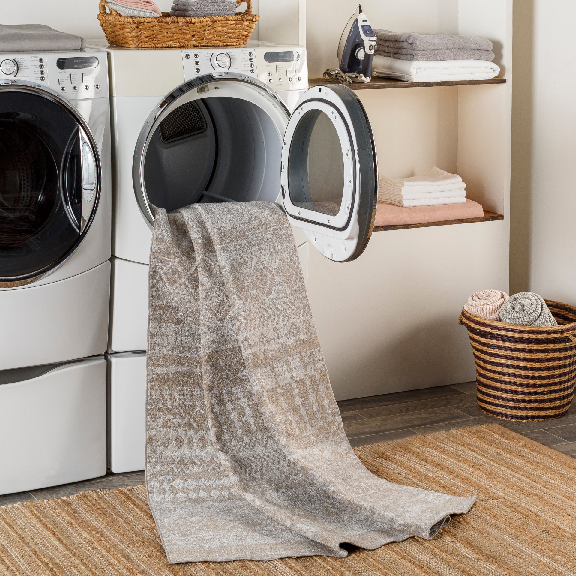 Lavadora Machine Woven Rug Livabliss Lavadora