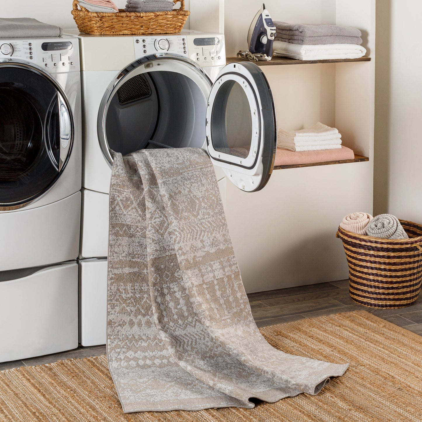 Lavadora Machine Woven Rug Livabliss Lavadora