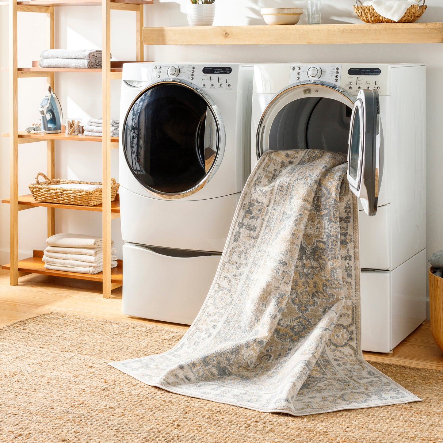 Santana Machine Woven Rug Livabliss Santana
